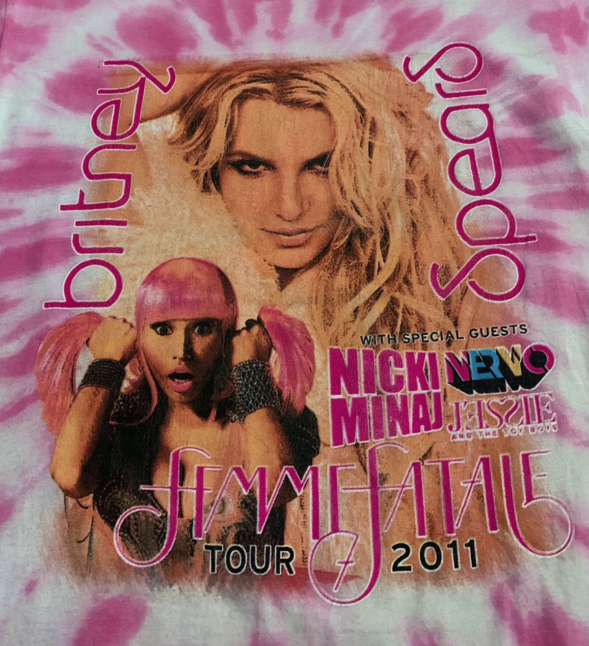 Band Tees Vintage Singer Britney Spears And Nicki Minaj T-shirt 2000s Size US M / EU 48-50 / 2 - 3 Thumbnail