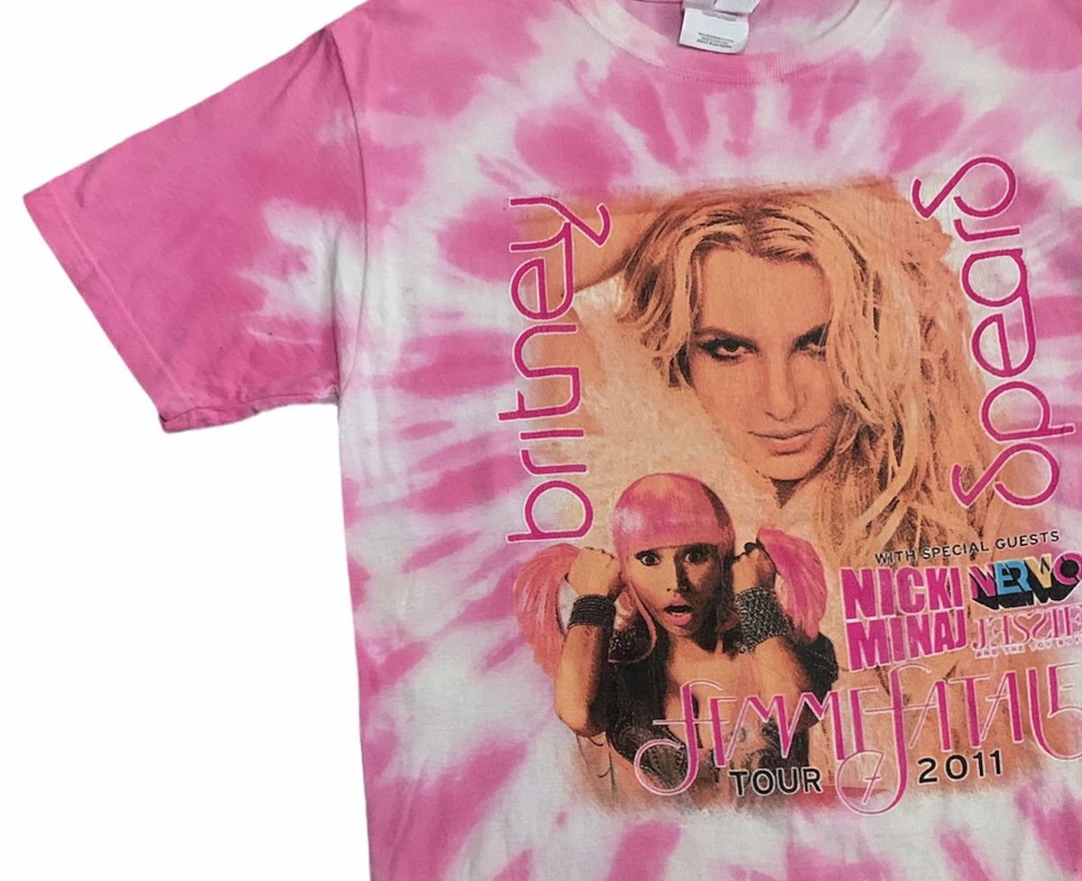 Band Tees Vintage Singer Britney Spears And Nicki Minaj T-shirt 2000s Size US M / EU 48-50 / 2 - 5 Thumbnail