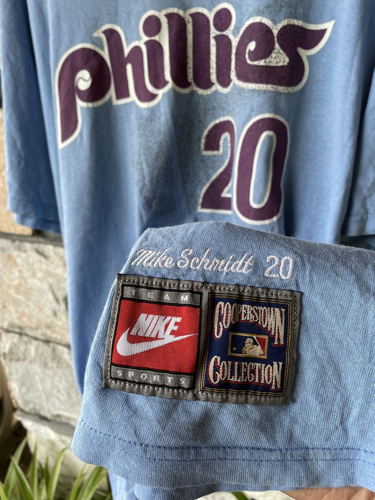 MLB Vintage Phillies 20 Mike Schmidt MLB Baseball Tee x Nike Size US XXL / EU 58 / 5 - 5 Thumbnail