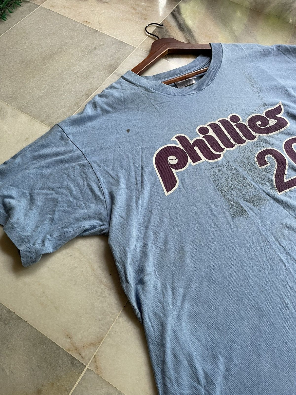 MLB Vintage Phillies 20 Mike Schmidt MLB Baseball Tee x Nike Size US XXL / EU 58 / 5 - 11 Thumbnail