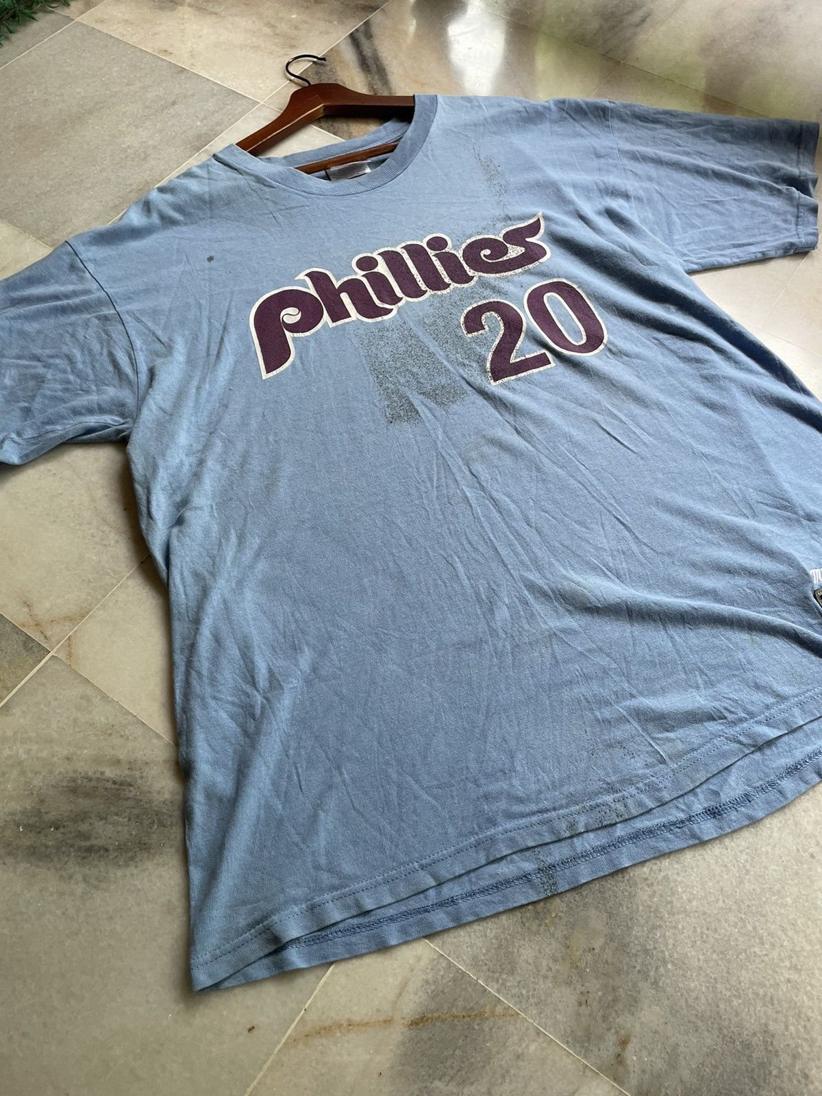 MLB Vintage Phillies 20 Mike Schmidt MLB Baseball Tee x Nike Size US XXL / EU 58 / 5 - 12 Thumbnail