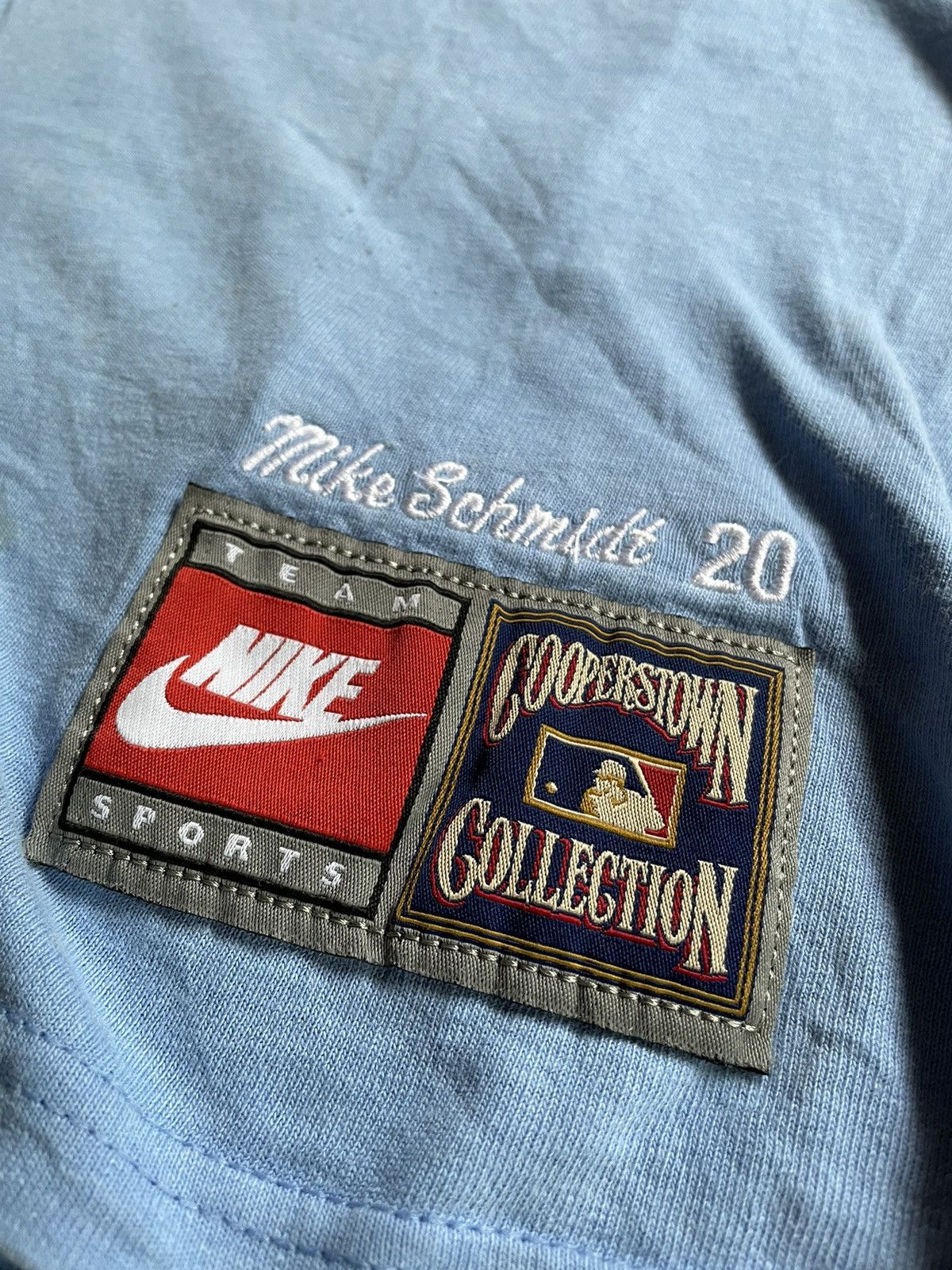 MLB Vintage Phillies 20 Mike Schmidt MLB Baseball Tee x Nike Size US XXL / EU 58 / 5 - 8 Thumbnail