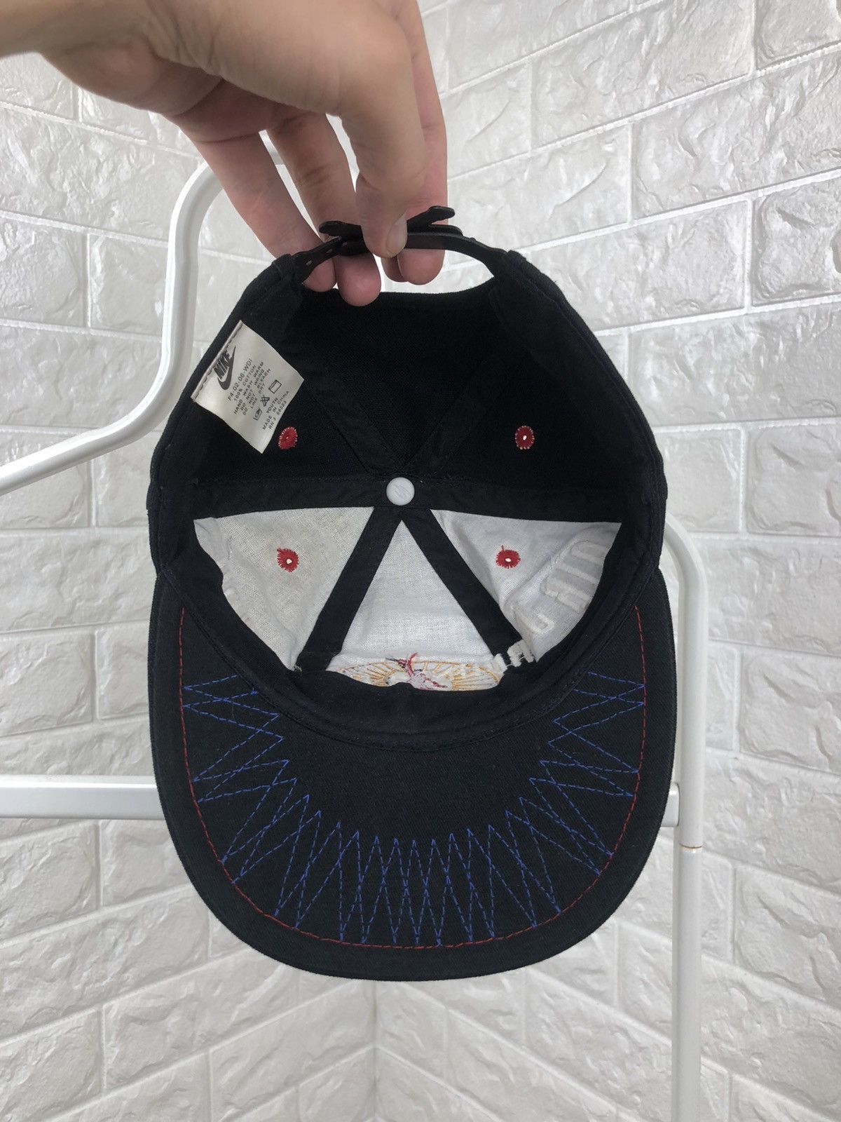 Jordan Brand × Nike × Vintage Vintage Air Jordan Legendary Jumpman Cap 90s Size ONE SIZE - 7 Thumbnail