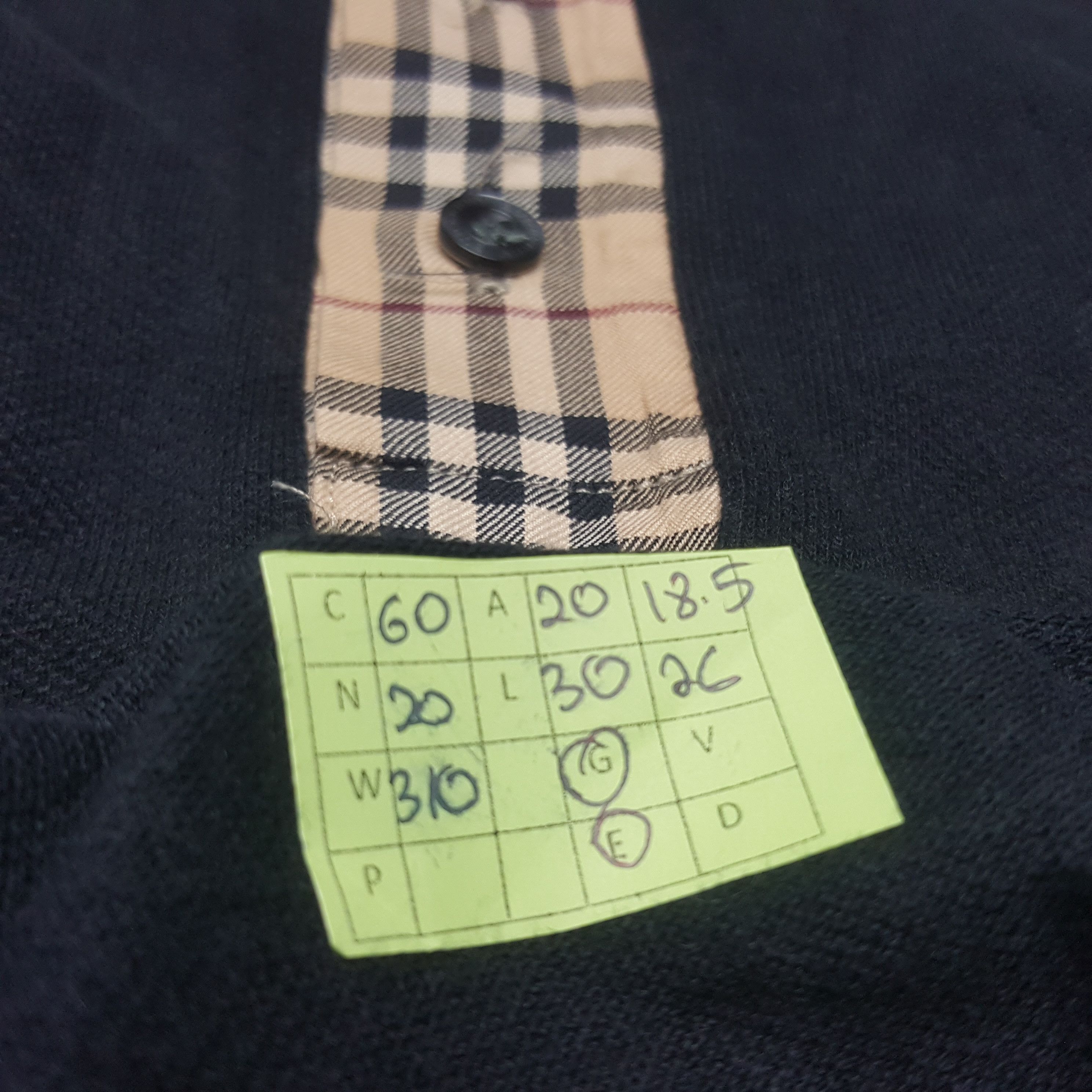 Burberry × Vintage Vintage Burberry London Nova Check Polo Shirt Size US S / EU 44-46 / 1 - 6 Thumbnail
