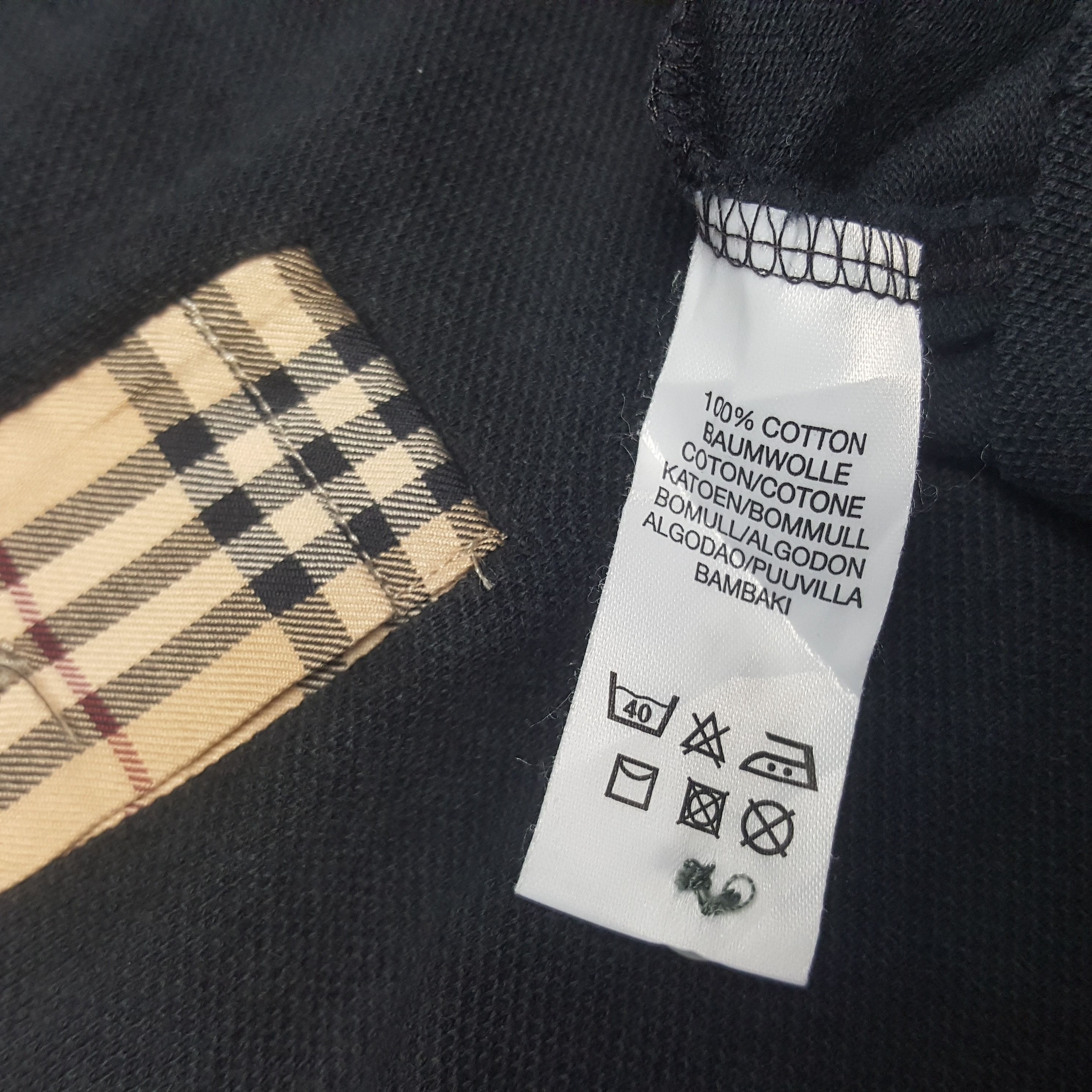 Burberry × Vintage Vintage Burberry London Nova Check Polo Shirt Size US S / EU 44-46 / 1 - 5 Thumbnail