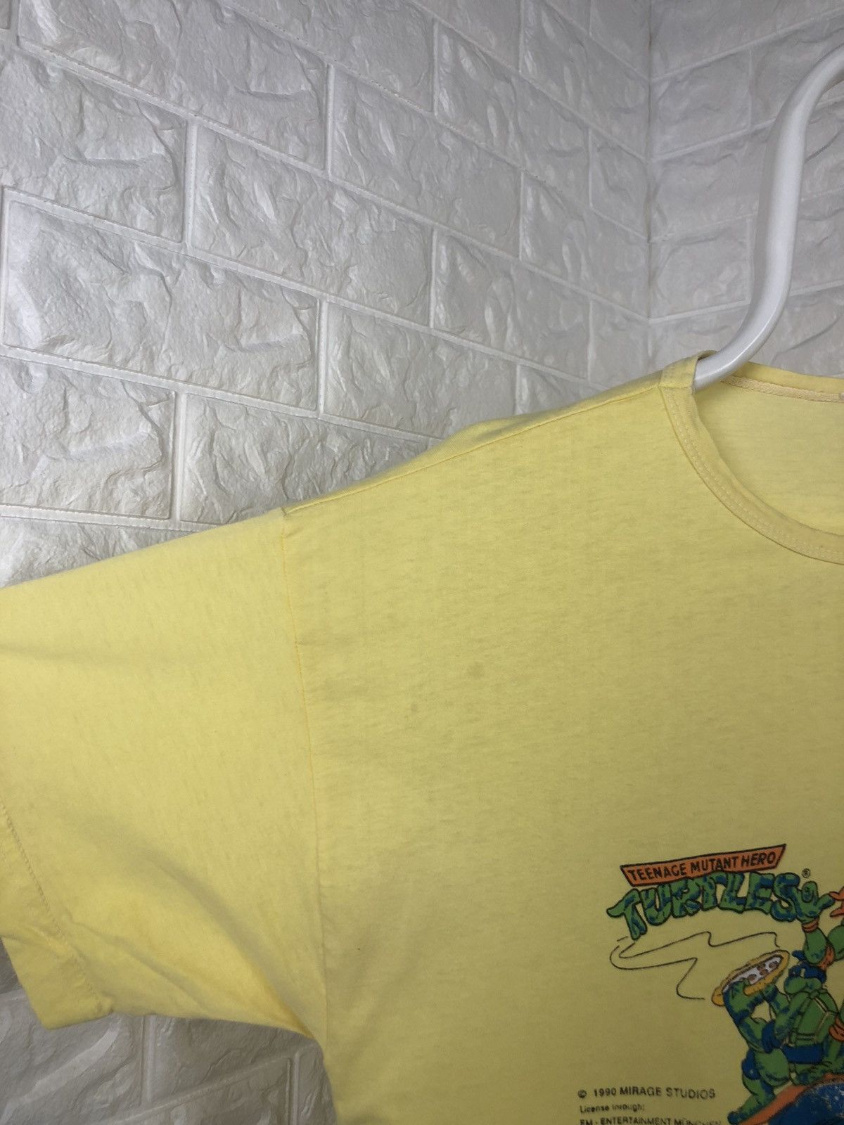 Cartoon Network × Nintendo × Vintage 1990 Teenager Mutant Turtles Vintage Tee Size US M / EU 48-50 / 2 - 6 Thumbnail