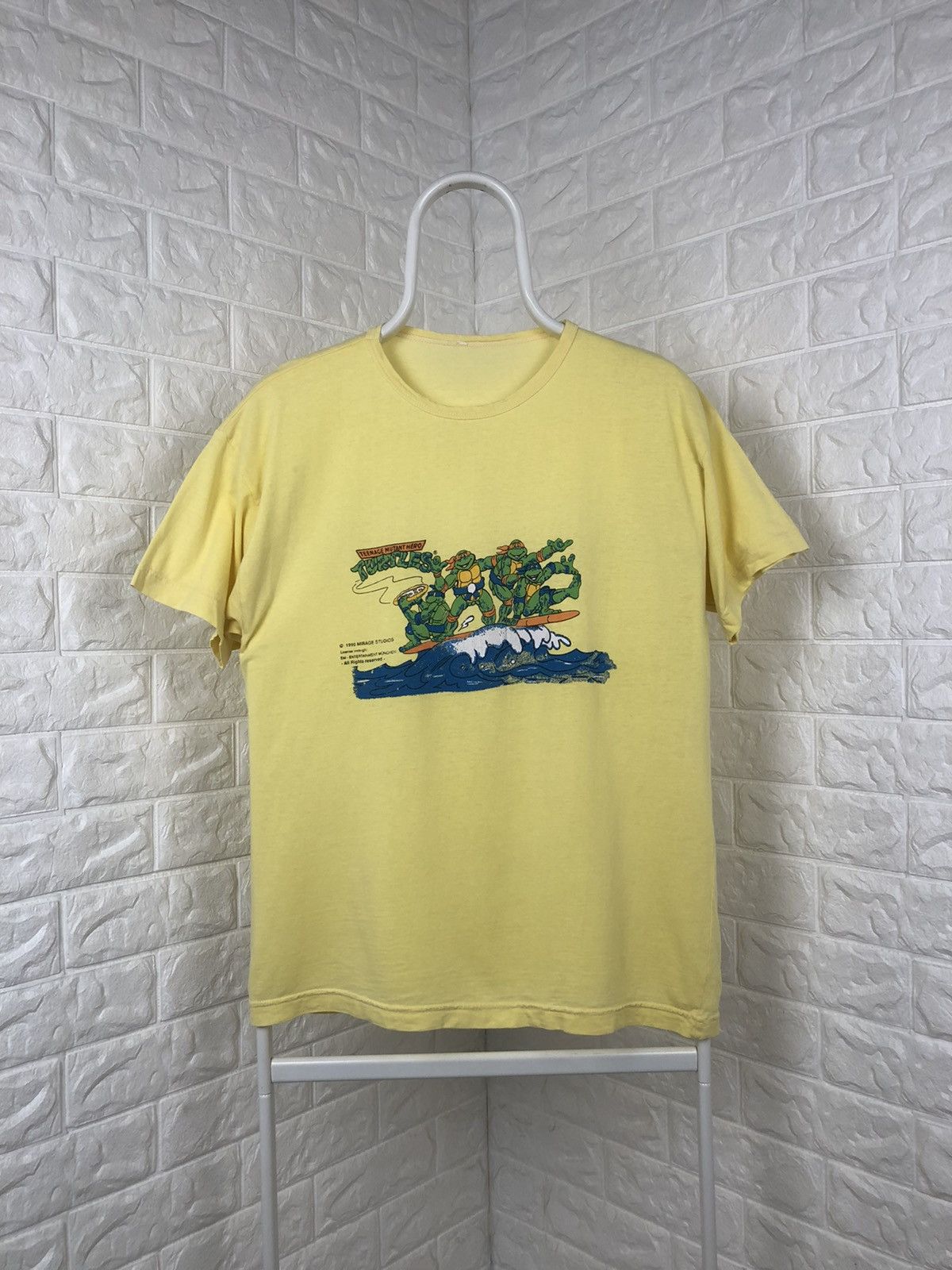 Cartoon Network × Nintendo × Vintage 1990 Teenager Mutant Turtles Vintage Tee Size US M / EU 48-50 / 2 - 1 Thumbnail