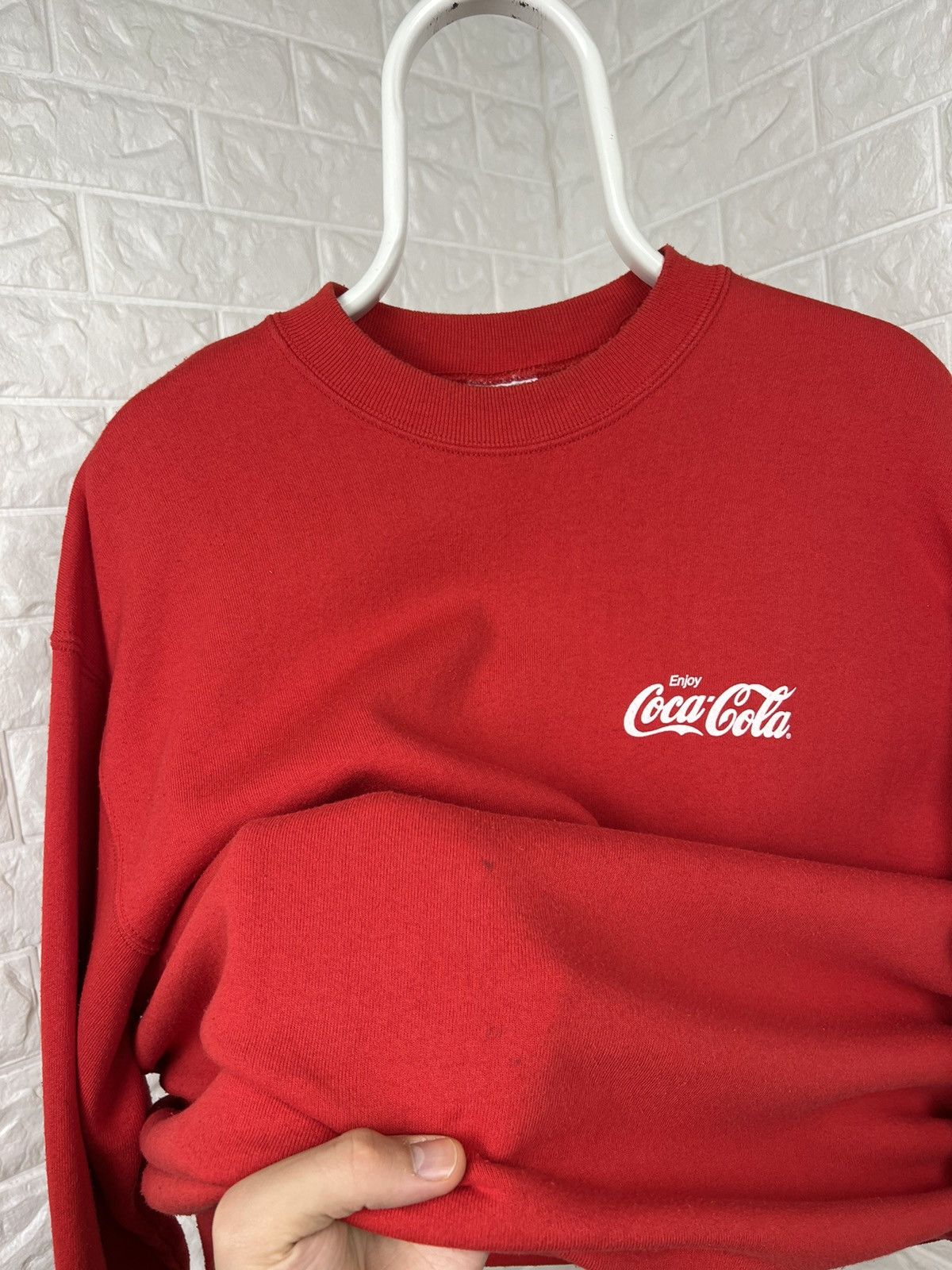 Coca Cola × Vintage Vintage Coca Cola Sweatshirt Size US L / EU 52-54 / 3 - 3 Thumbnail