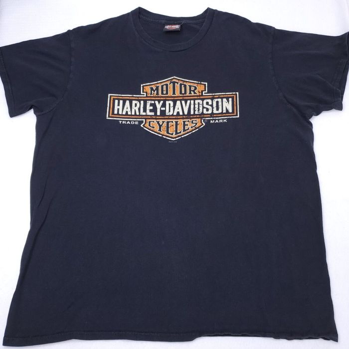 Harley Davidson Vintage Harley Davidson AD Farrow Columbus Ohio Faded ...