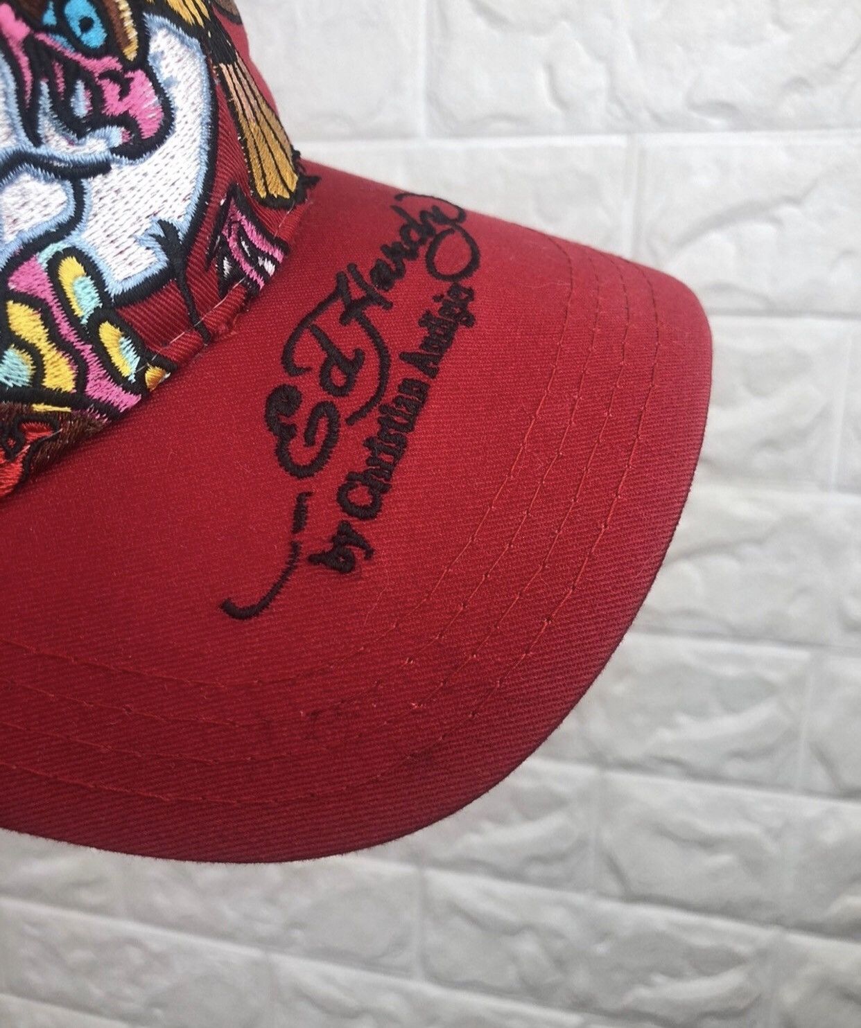 Christian Audigier × Ed Hardy Ed Hardy Trucker Hat Cap Y2K Size ONE SIZE - 9 Thumbnail