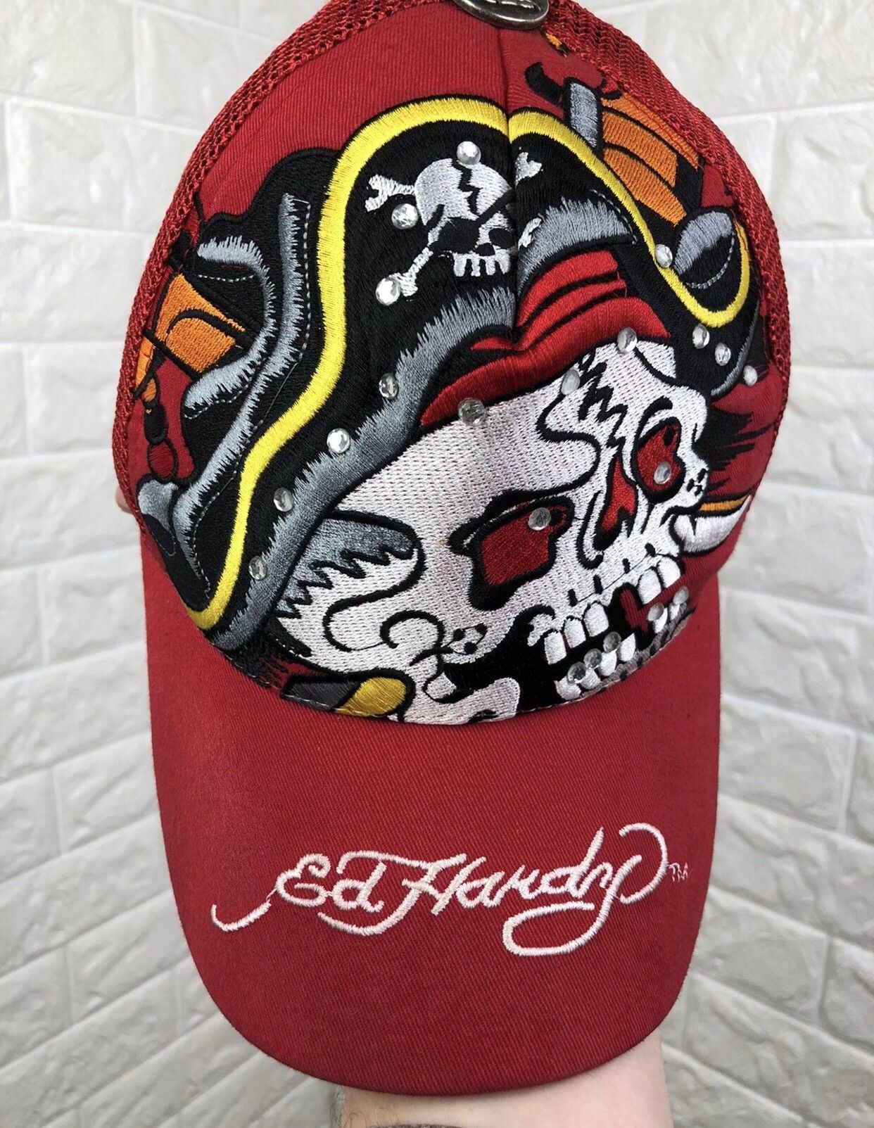 Christian Audigier × Ed Hardy Ed Hardy Trucker Hat Cap Size ONE SIZE - 4 Thumbnail