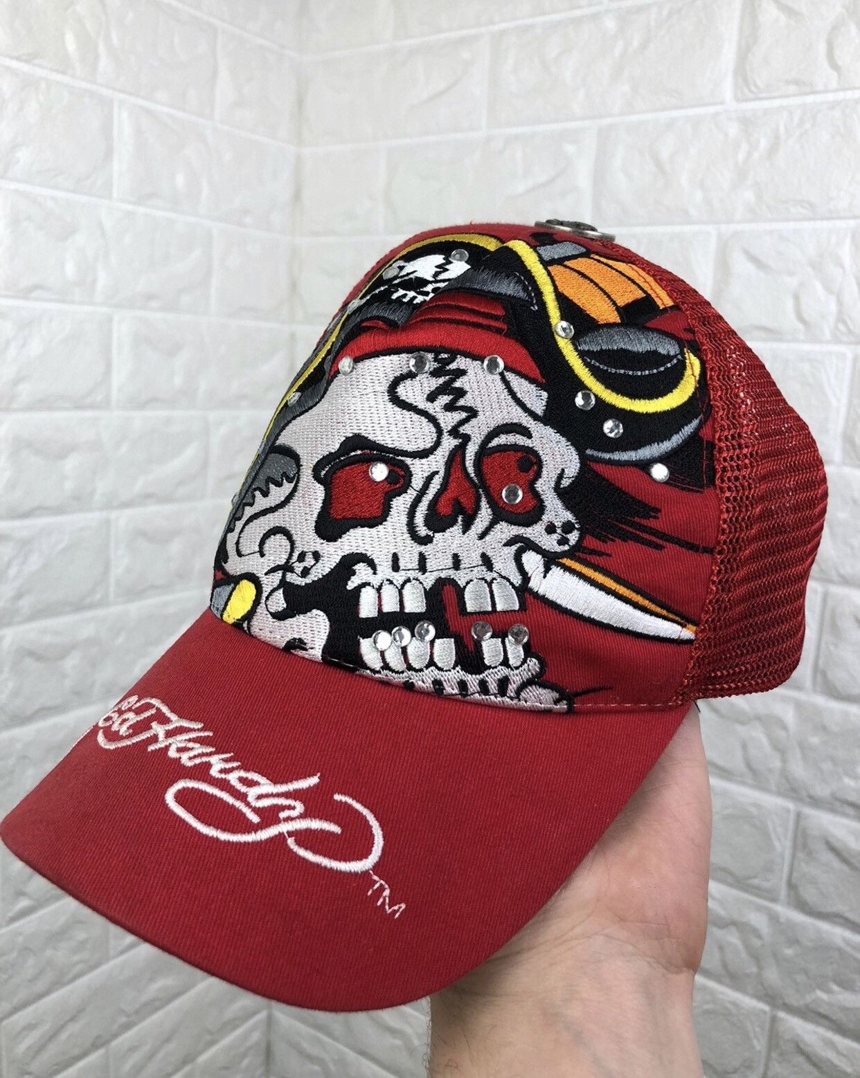 Christian Audigier × Ed Hardy Ed Hardy Trucker Hat Cap Size ONE SIZE - 2 Thumbnail