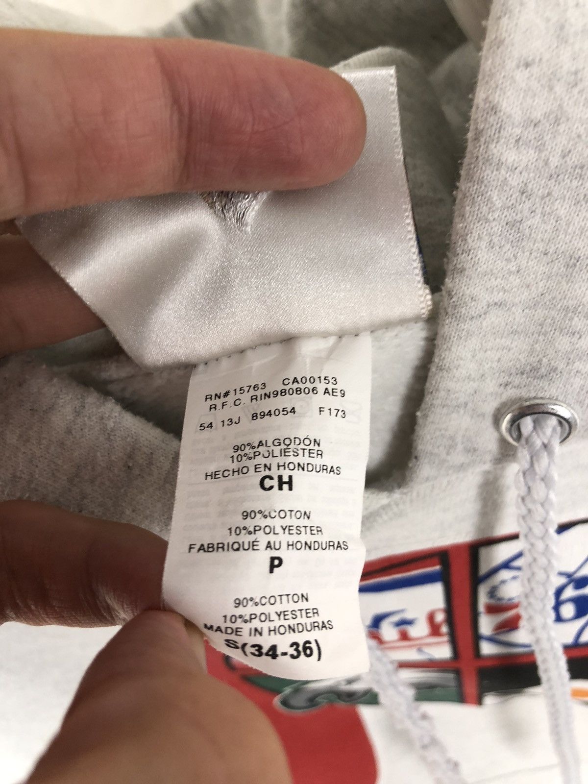 Hanes × NBA × Vintage Vintage 76ers Hoodie Sweatshirt Big logo size S Size US S / EU 44-46 / 1 - 11 Thumbnail