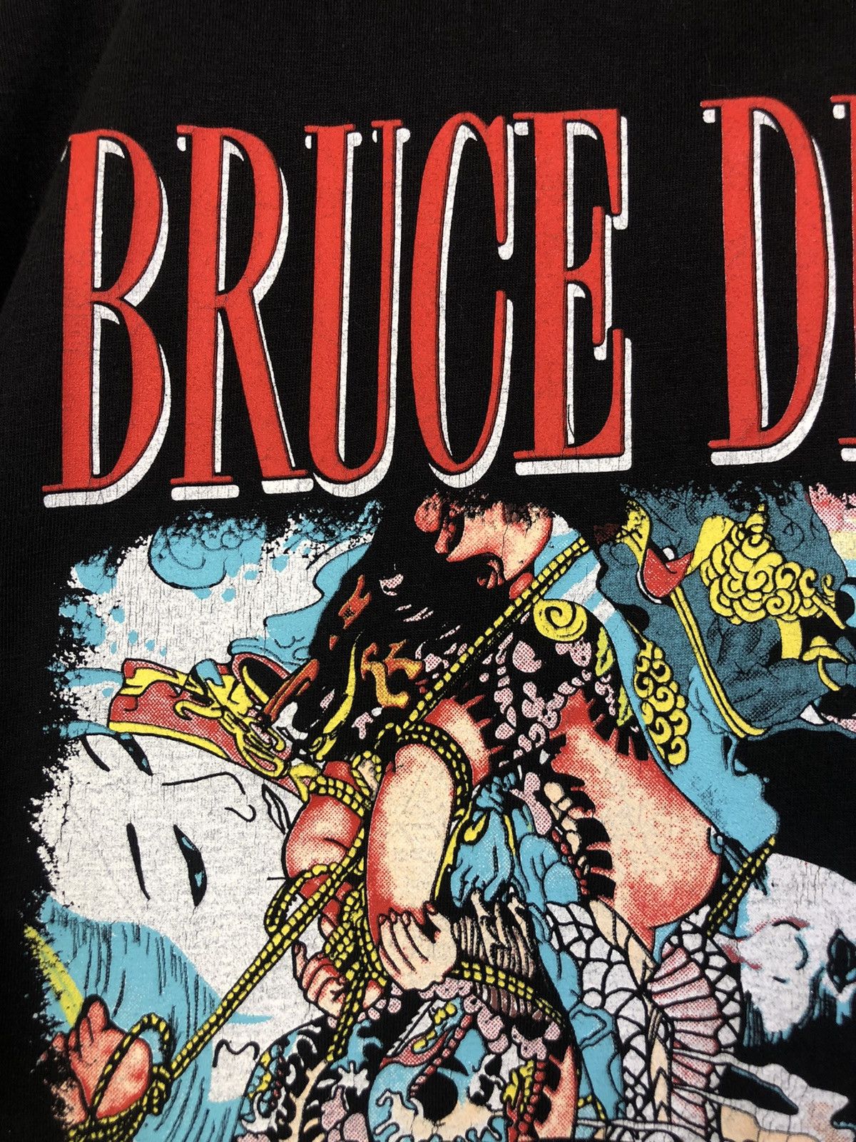 Band Tees × Iron Maiden × Vintage Vintage BRUCE DICKINSON 1990 Tattoed Millionare IRON MAIDEN Size US XL / EU 56 / 4 - 6 Thumbnail