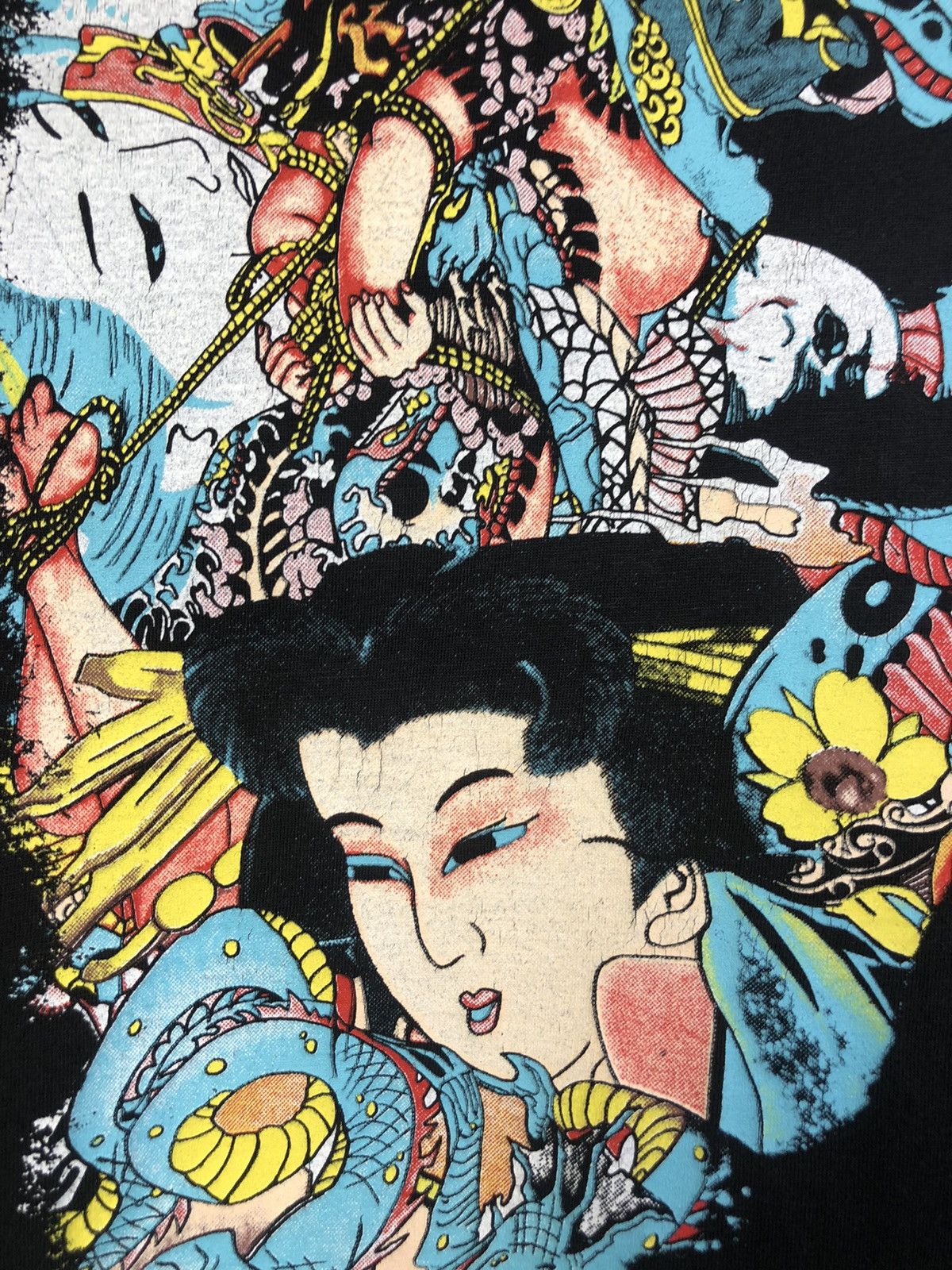 Band Tees × Iron Maiden × Vintage Vintage BRUCE DICKINSON 1990 Tattoed Millionare IRON MAIDEN Size US XL / EU 56 / 4 - 4 Thumbnail