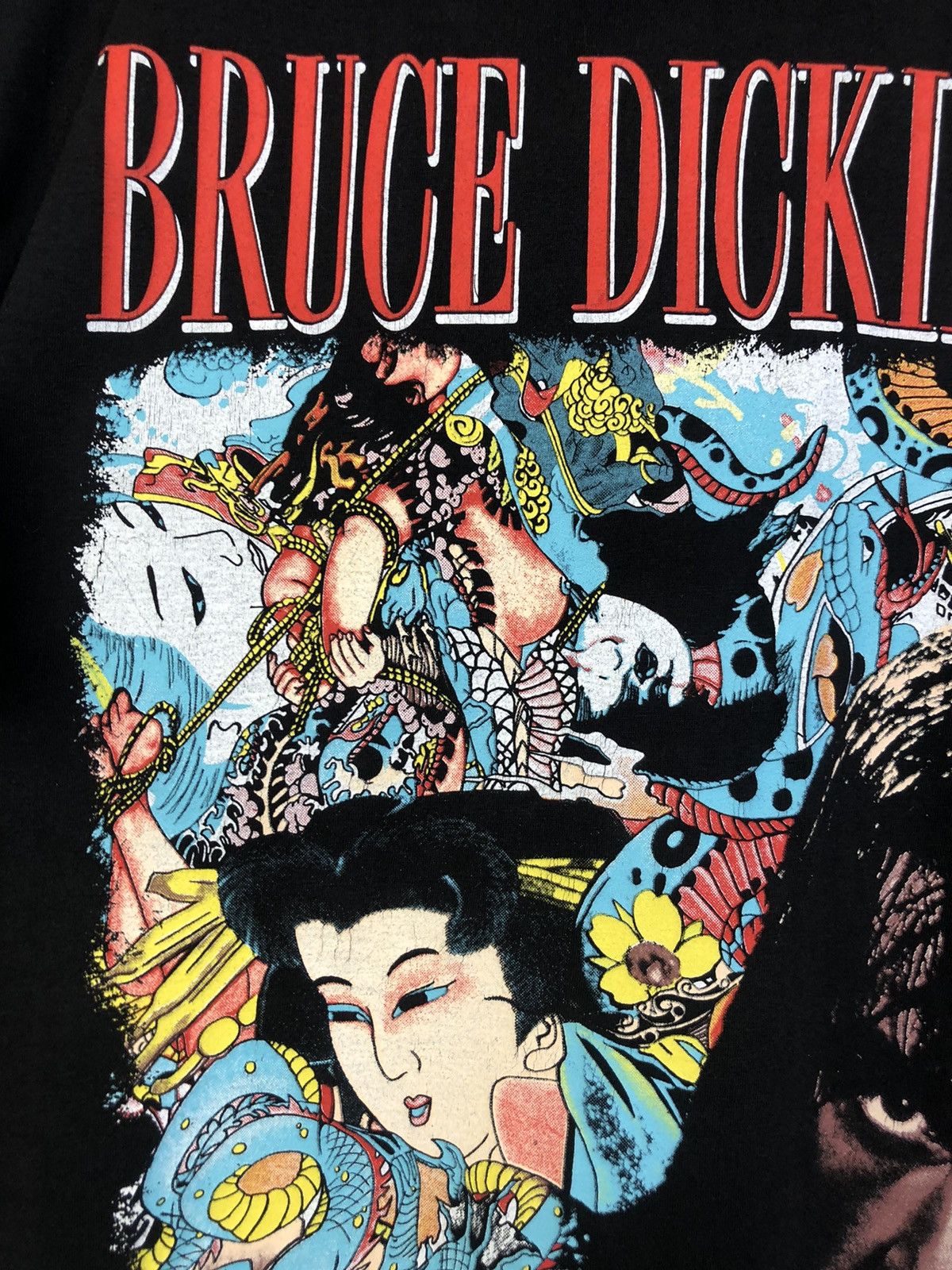 Band Tees × Iron Maiden × Vintage Vintage BRUCE DICKINSON 1990 Tattoed Millionare IRON MAIDEN Size US XL / EU 56 / 4 - 3 Thumbnail