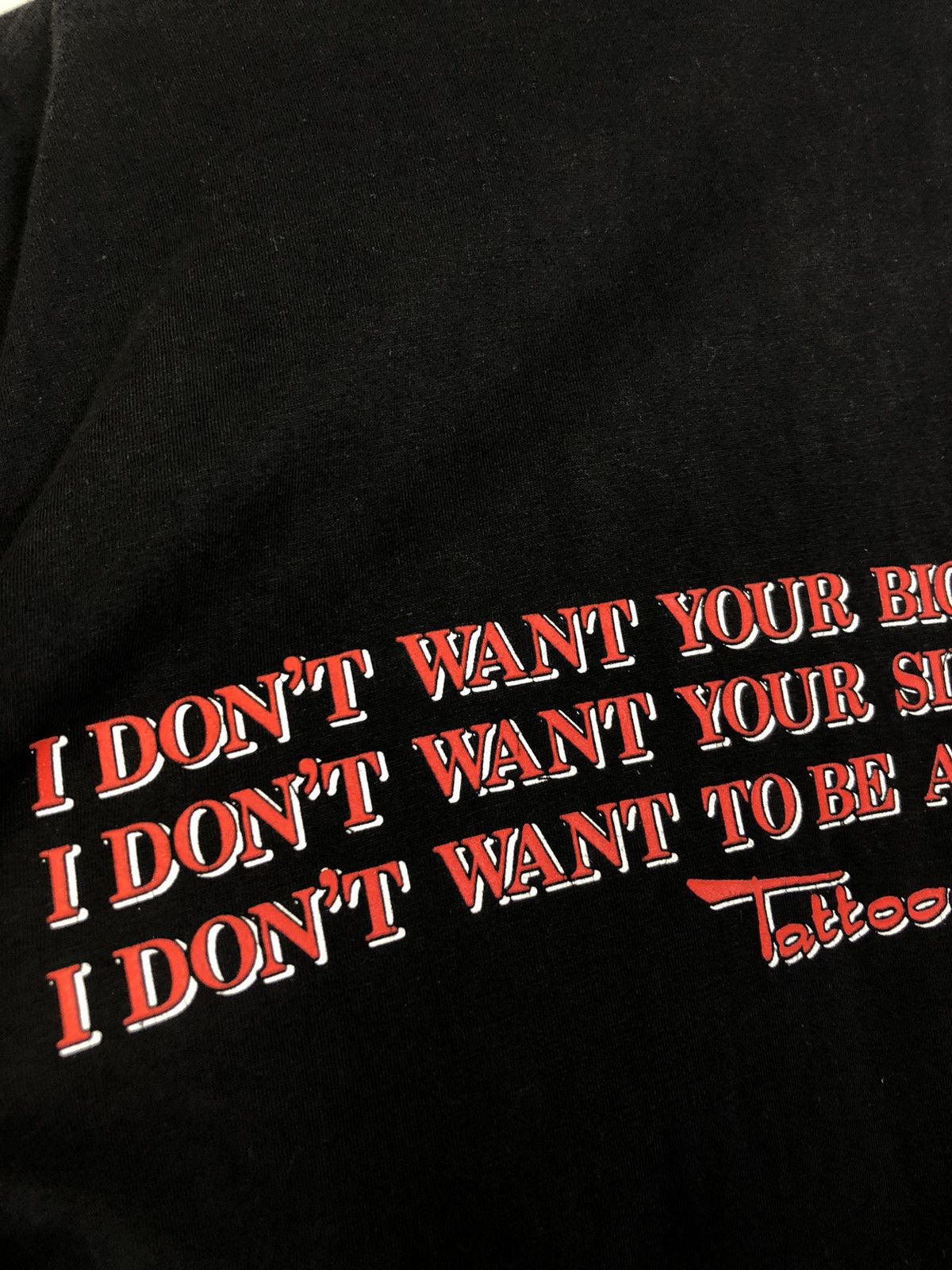 Band Tees × Iron Maiden × Vintage Vintage BRUCE DICKINSON 1990 Tattoed Millionare IRON MAIDEN Size US XL / EU 56 / 4 - 12 Thumbnail
