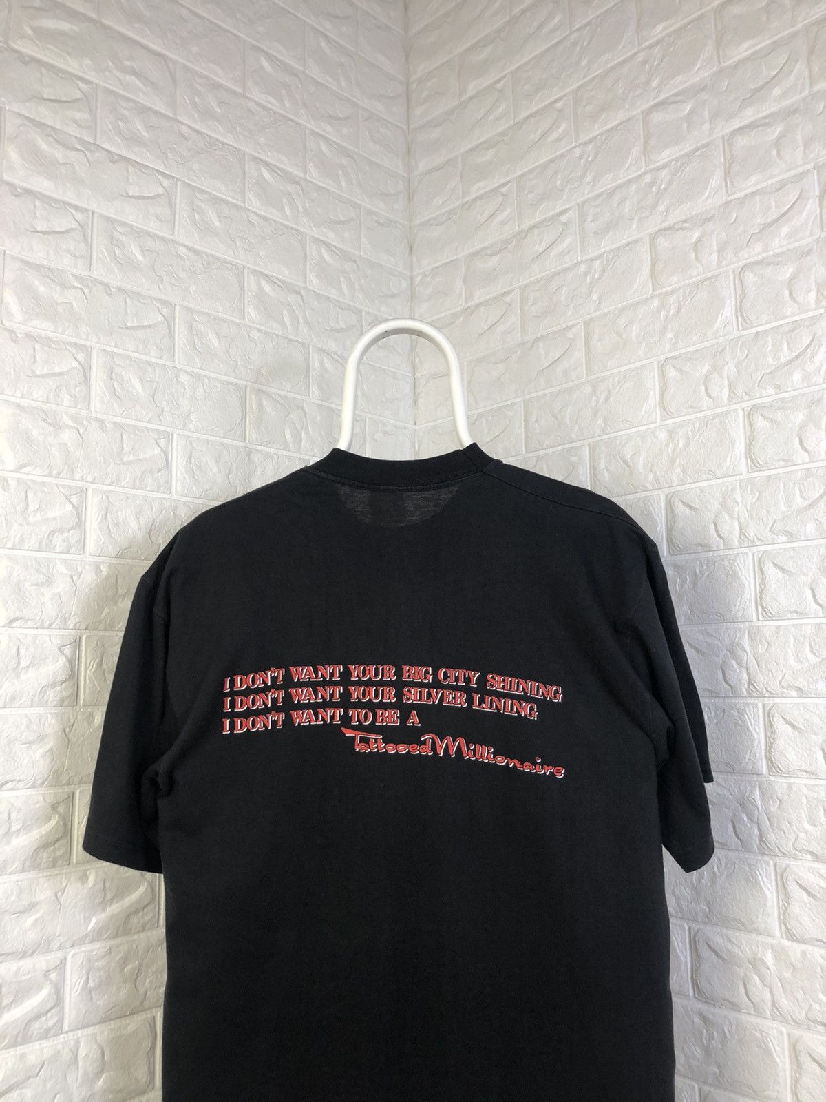 Band Tees × Iron Maiden × Vintage Vintage BRUCE DICKINSON 1990 Tattoed Millionare IRON MAIDEN Size US XL / EU 56 / 4 - 10 Thumbnail