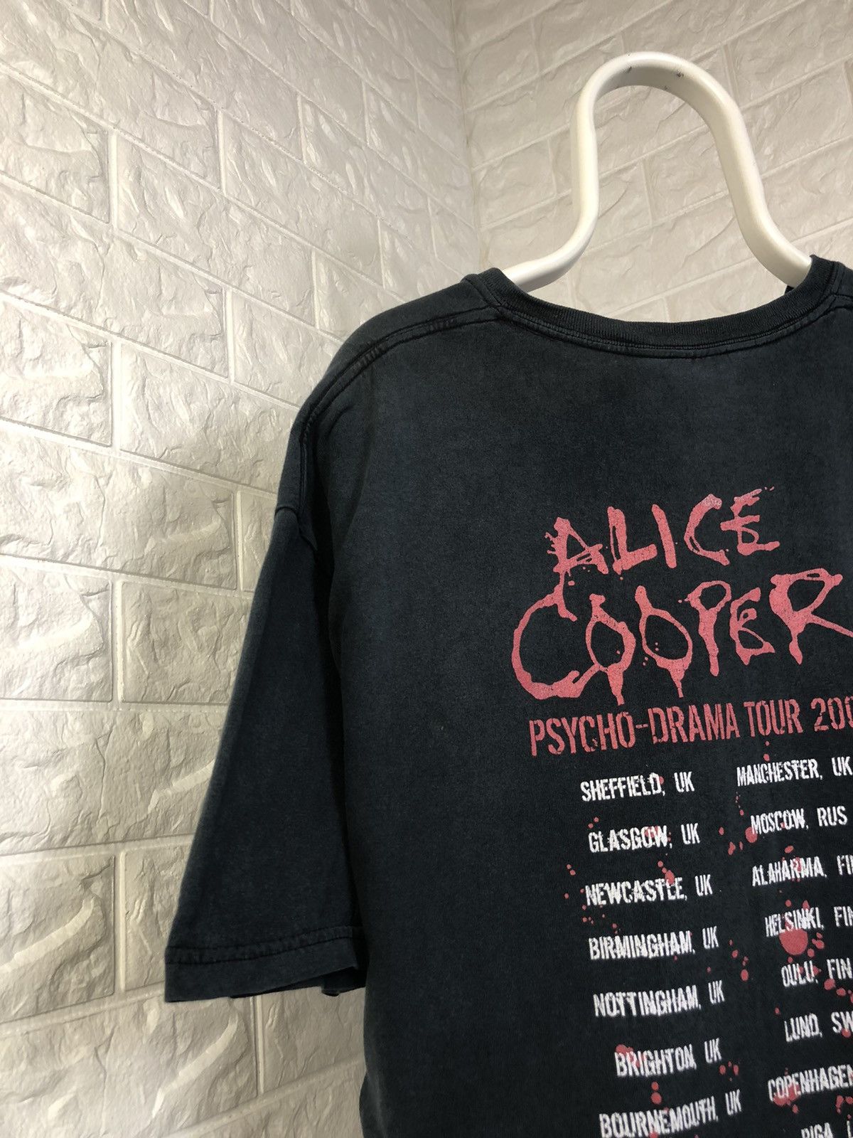 Band Tees × Vintage ALICE COOPER 2007 PSYCHO-DRAMA TOUR TEE Size US XL / EU 56 / 4 - 6 Thumbnail