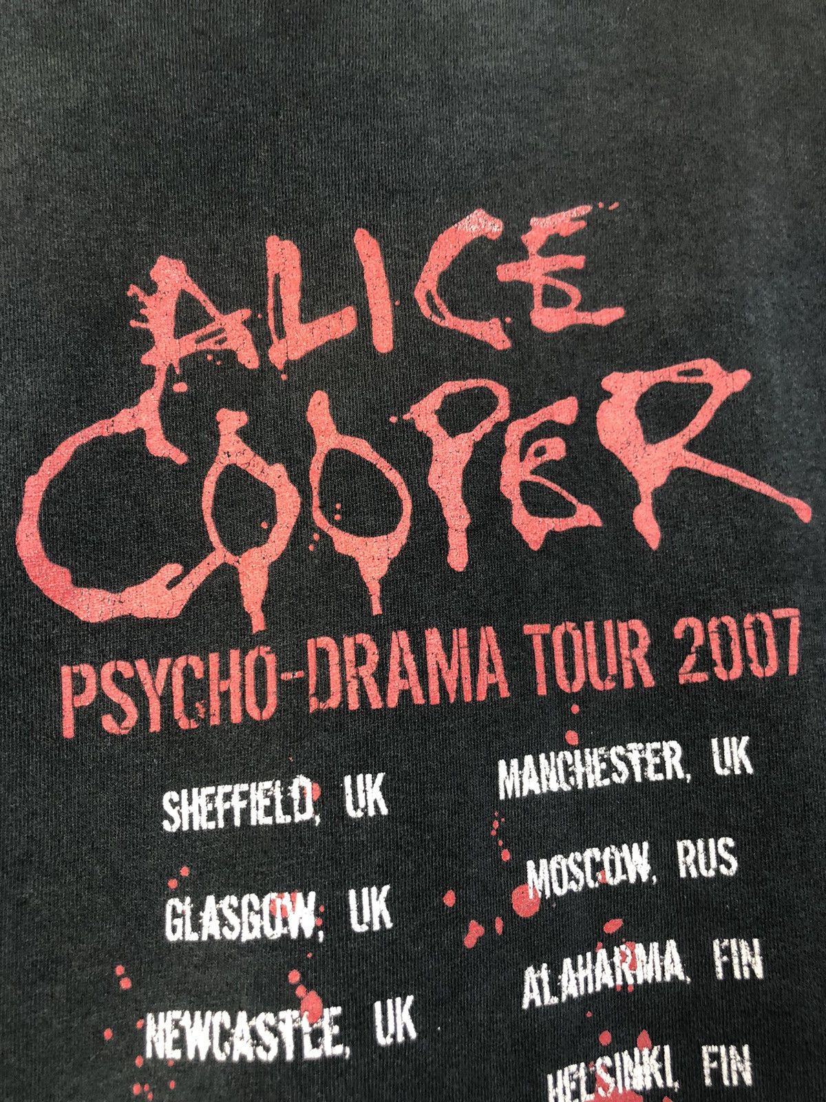 Band Tees × Vintage ALICE COOPER 2007 PSYCHO-DRAMA TOUR TEE Size US XL / EU 56 / 4 - 15 Thumbnail