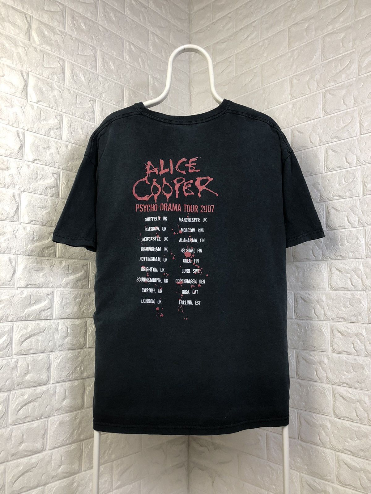 Band Tees × Vintage ALICE COOPER 2007 PSYCHO-DRAMA TOUR TEE Size US XL / EU 56 / 4 - 2 Thumbnail
