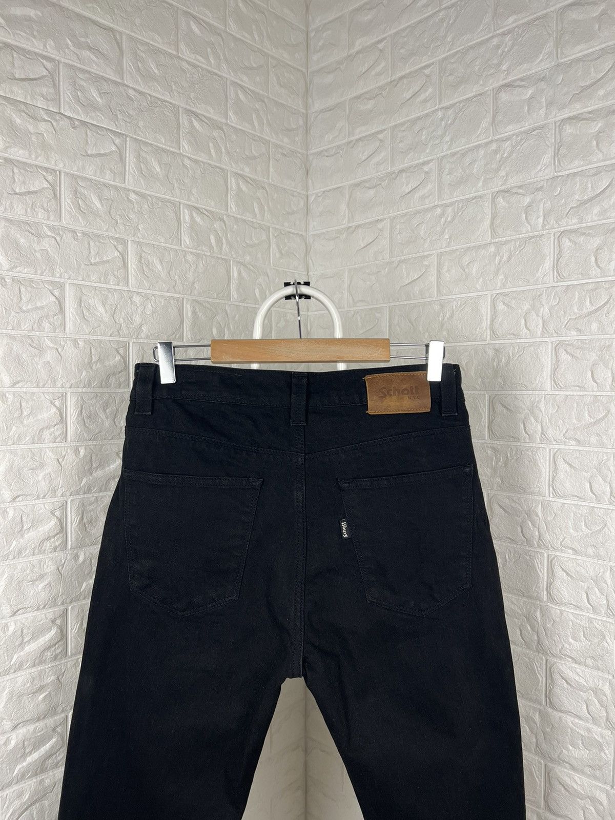 Schott × Vintage Schott Black Jeans Size US 32 / EU 48 - 3 Thumbnail