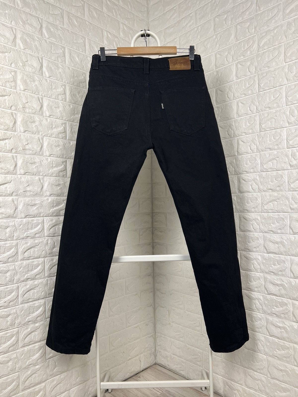 Schott × Vintage Schott Black Jeans Size US 32 / EU 48 - 1 Thumbnail