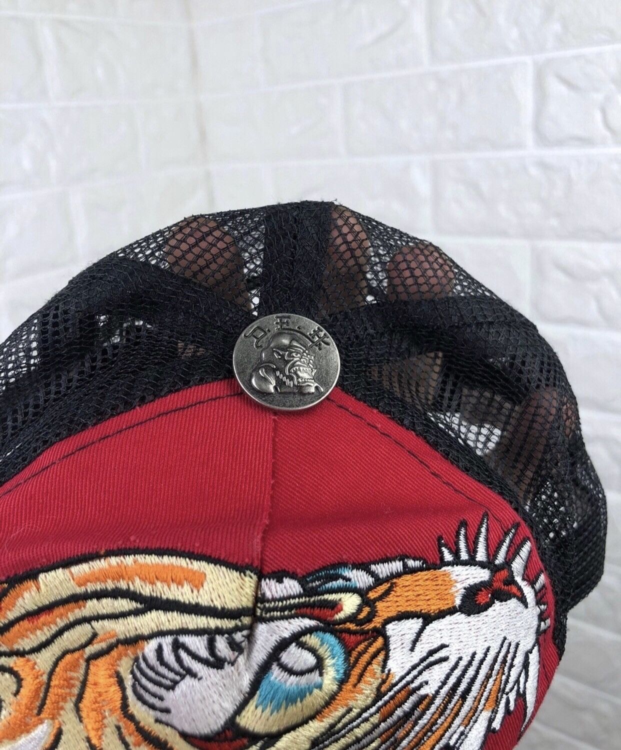 Christian Audigier × Ed Hardy Ed Hardy Trucker Hat Cap Y2K Size ONE SIZE - 9 Thumbnail
