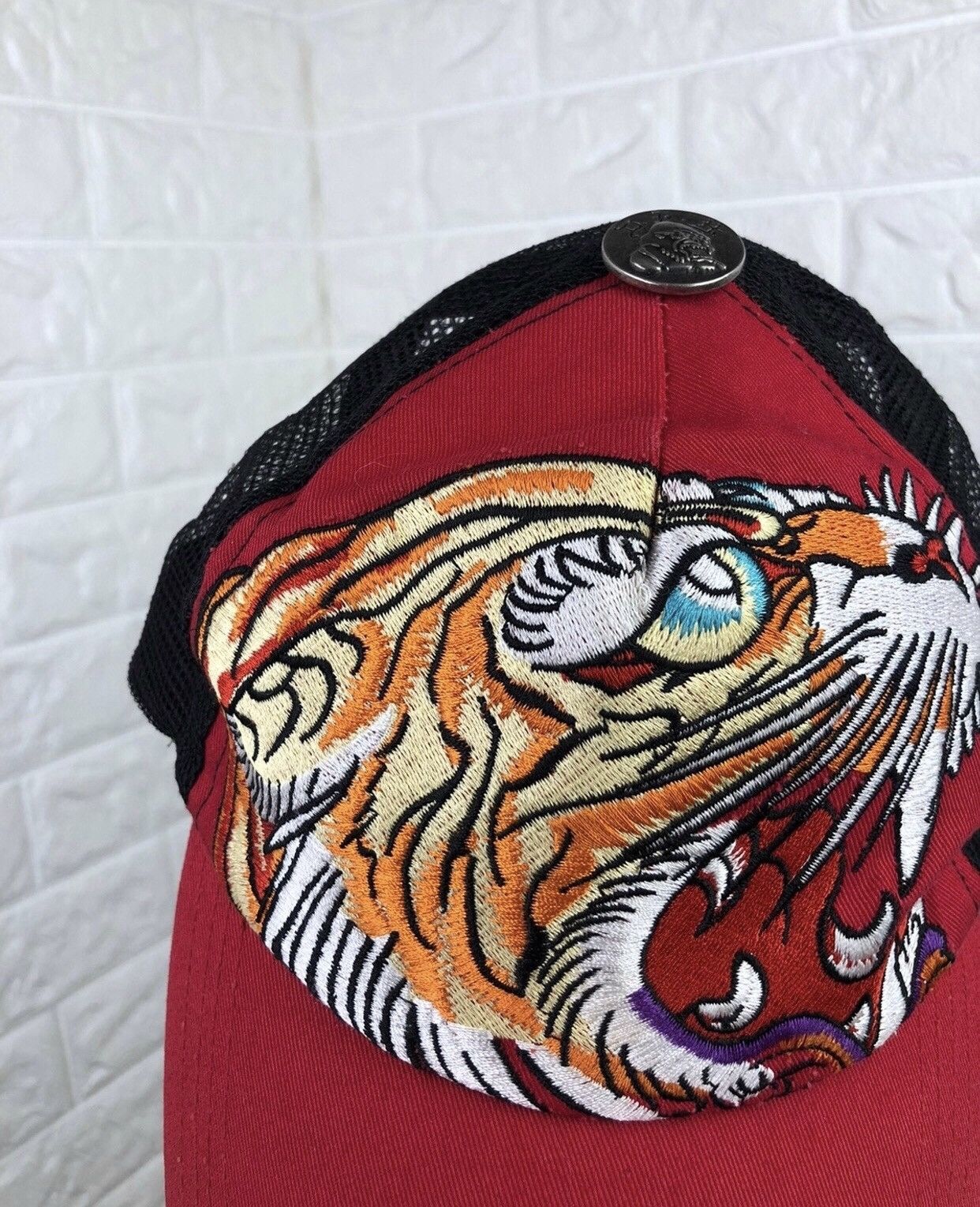 Christian Audigier × Ed Hardy Ed Hardy Trucker Hat Cap Y2K Size ONE SIZE - 7 Thumbnail