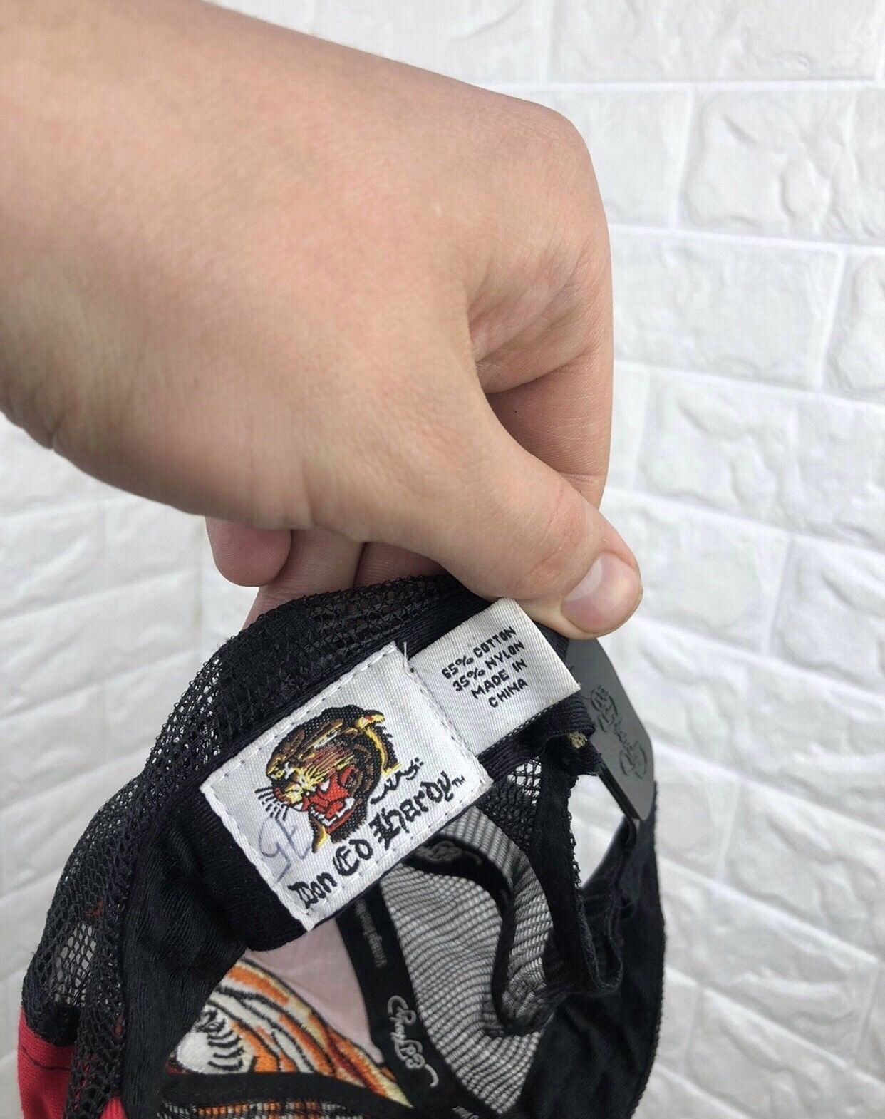 Christian Audigier × Ed Hardy Ed Hardy Trucker Hat Cap Y2K Size ONE SIZE - 15 Thumbnail