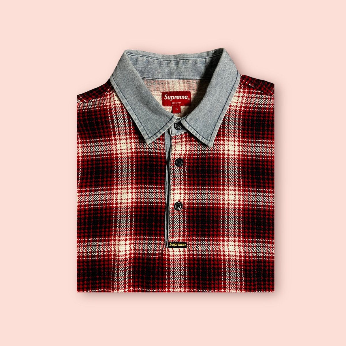 Supreme Supreme Shadow Plaid Rugby - Small Size US S / EU 44-46 / 1 - 2 Thumbnail