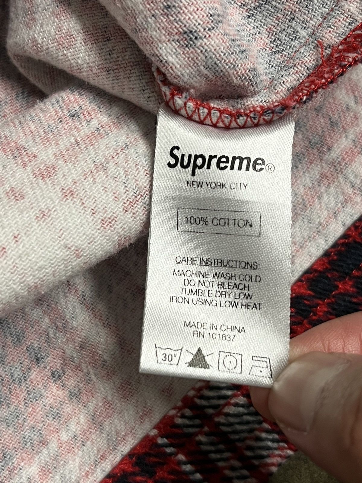 Supreme Supreme Shadow Plaid Rugby - Small Size US S / EU 44-46 / 1 - 4 Thumbnail