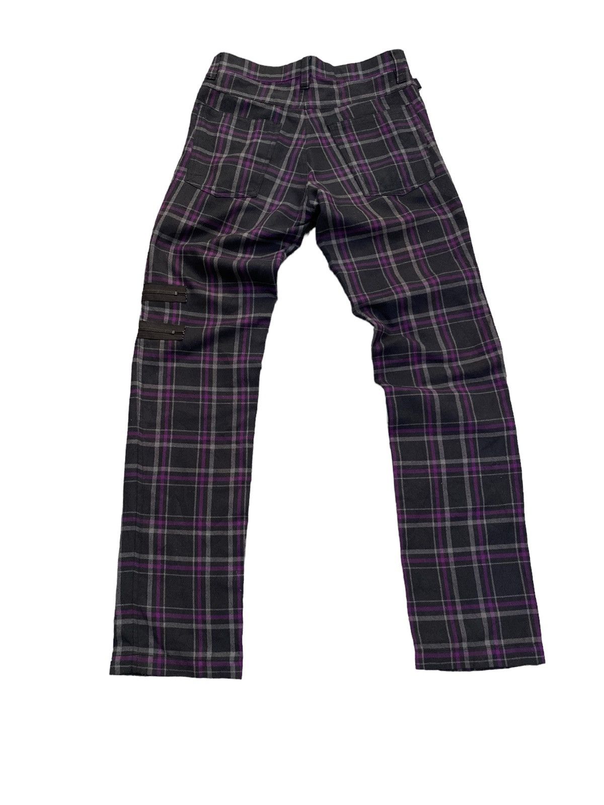 Japanese Brand SECRET AGENTS japan designer tartan plaid punk zipper pant Size 28" / US 6 / IT 42 - 5 Thumbnail