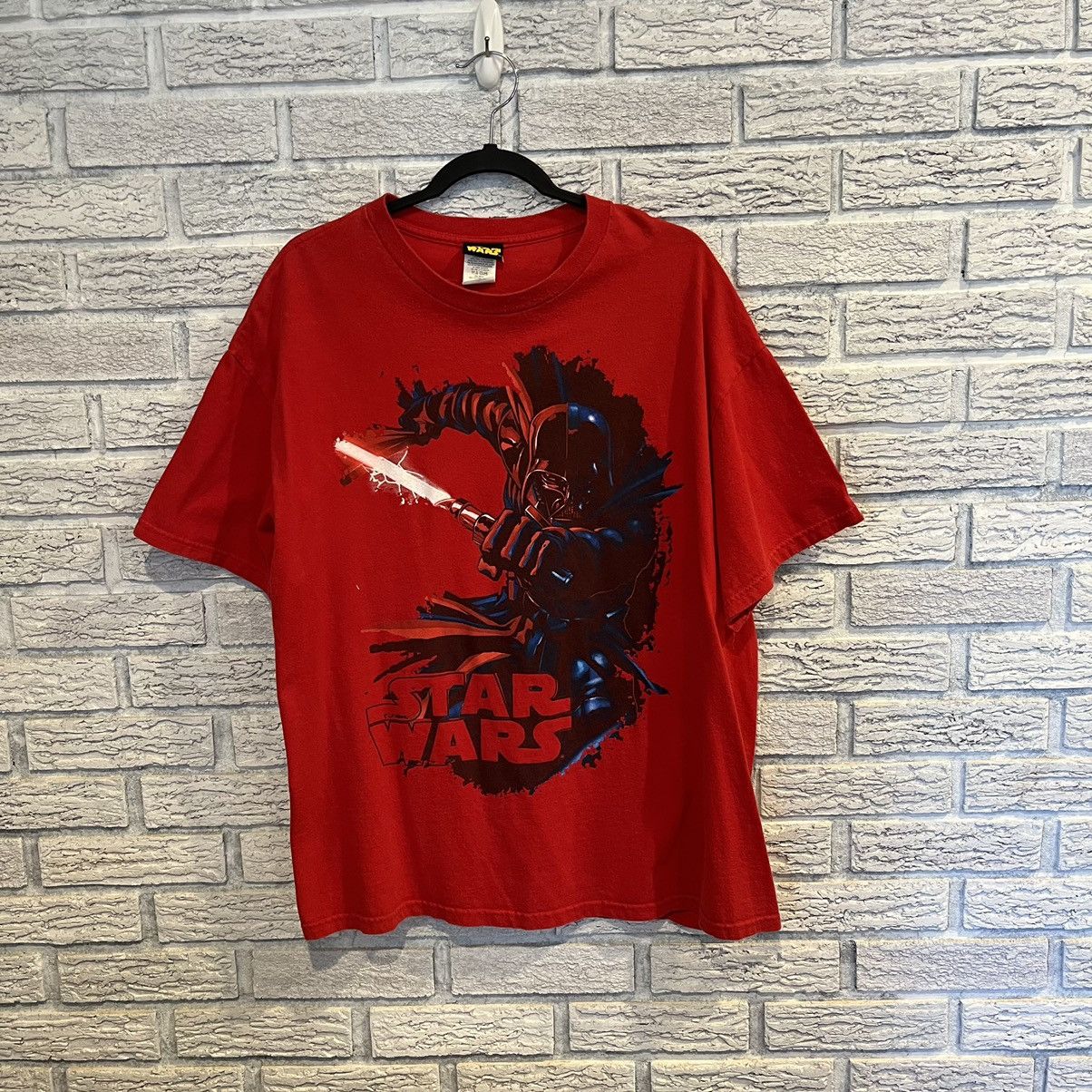 Star Wars × Vintage Vintage Star Wars Darth Vader T Shirt Size US XL / EU 56 / 4 - 1 Thumbnail