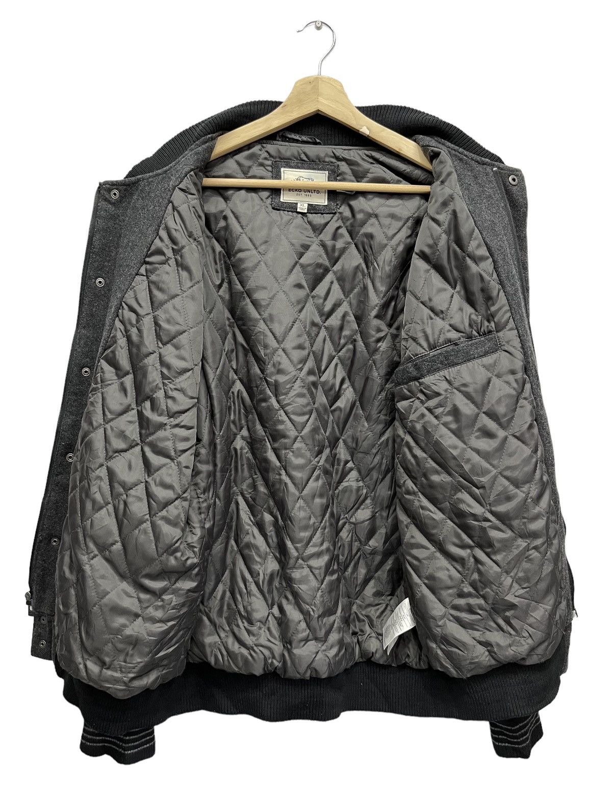 Ecko Unltd. 🦏 Vintage ECKO UNLTD. Iconic RHINO Wool Varsity Jacket Size US L / EU 52-54 / 3 - 9 Thumbnail