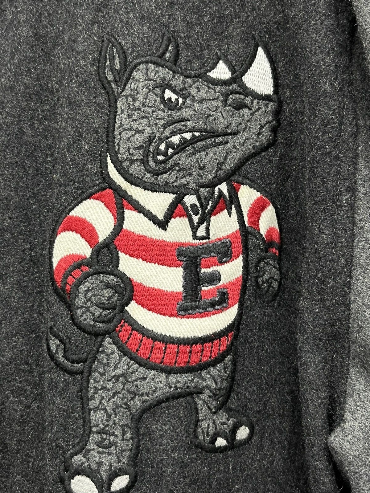 Ecko Unltd. 🦏 Vintage ECKO UNLTD. Iconic RHINO Wool Varsity Jacket Size US L / EU 52-54 / 3 - 3 Thumbnail