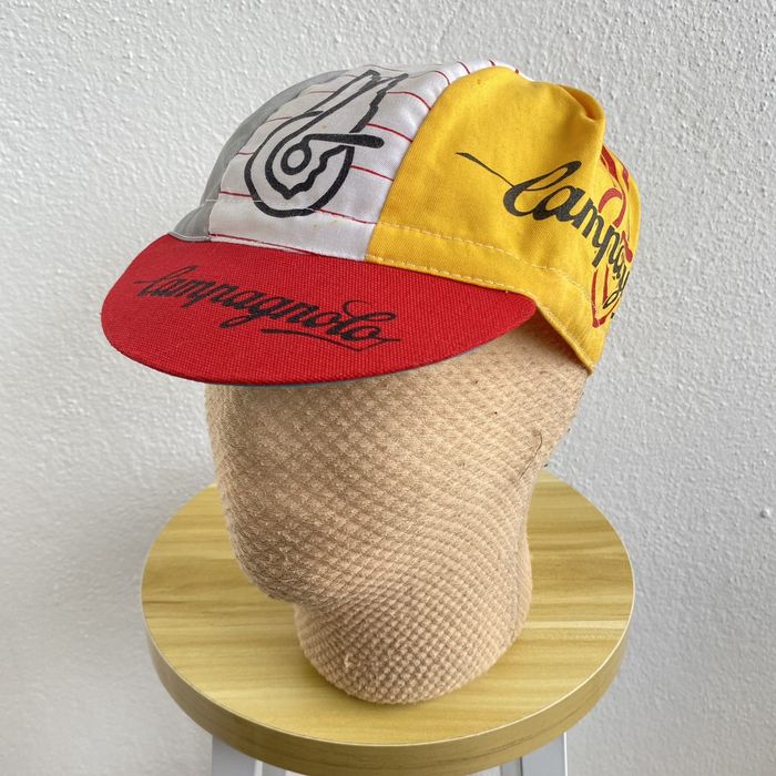 Cappellino Vintage Ciclismo Campagnolo Fiat Anni '70/'80 – NOS Eroica