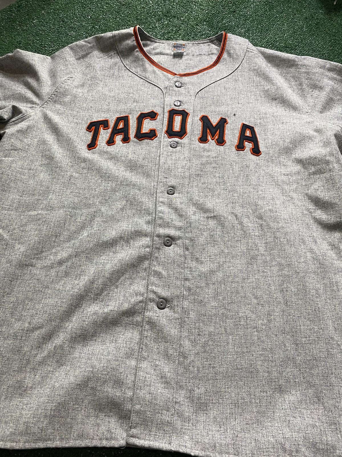 Tacoma Giants Ebetts Field Road Baseball Jersey Rare #21