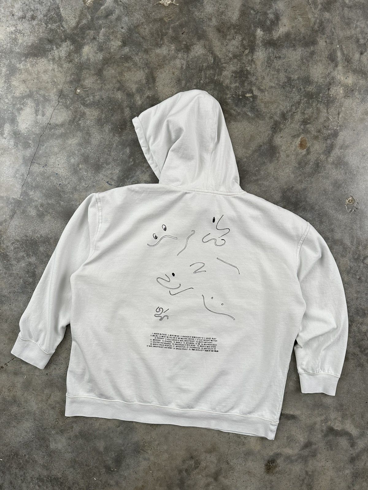 Mac Miller Mac Miller Faces illustrations Hoodie Sz. XXL / 2XL Blue Size US XXL / EU 58 / 5 - 3 Thumbnail