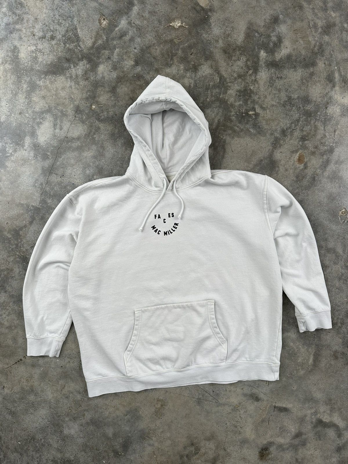 Mac Miller Mac Miller Faces illustrations Hoodie Sz. XXL / 2XL Blue Size US XXL / EU 58 / 5 - 2 Thumbnail