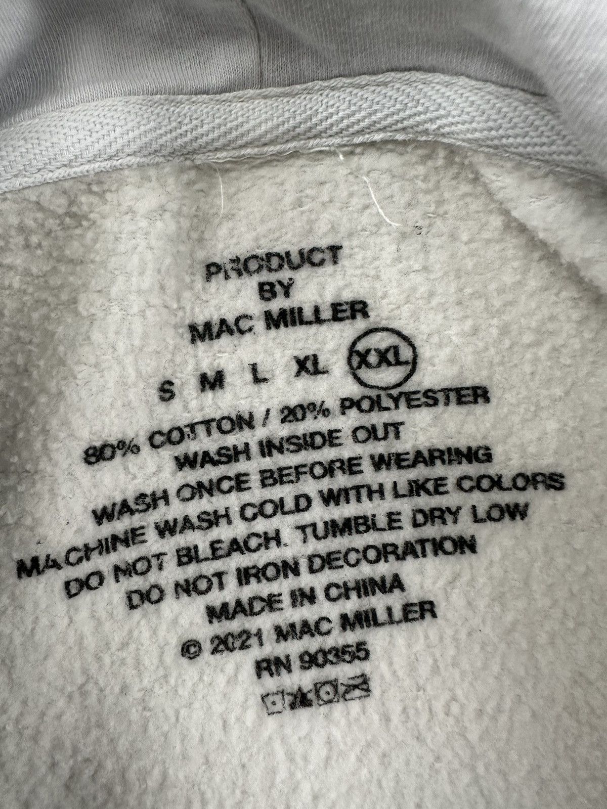 Mac Miller Mac Miller Faces illustrations Hoodie Sz. XXL / 2XL Blue Size US XXL / EU 58 / 5 - 5 Thumbnail