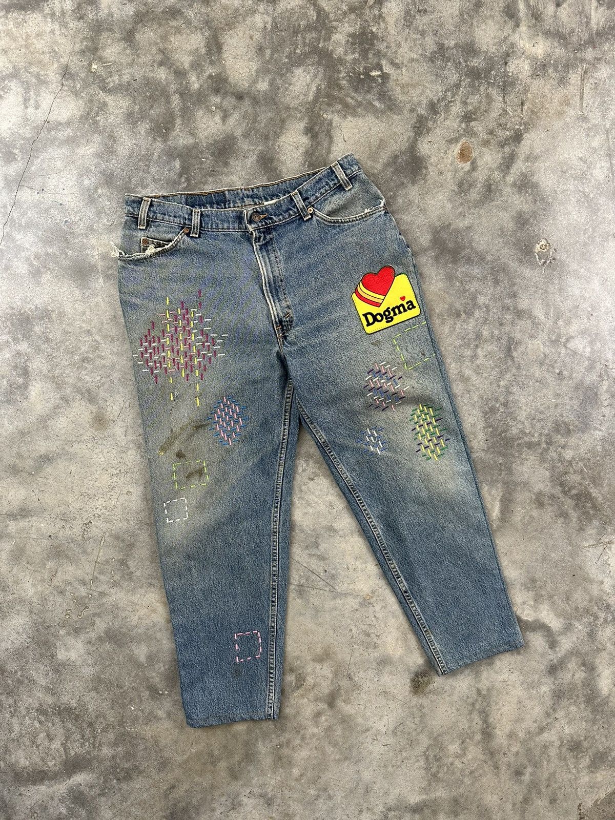 Levi's DOGMA Kentucky Boy Tyler Orange Tab Levis 36 x 32 Size US 36 / EU 52 - 1 Thumbnail