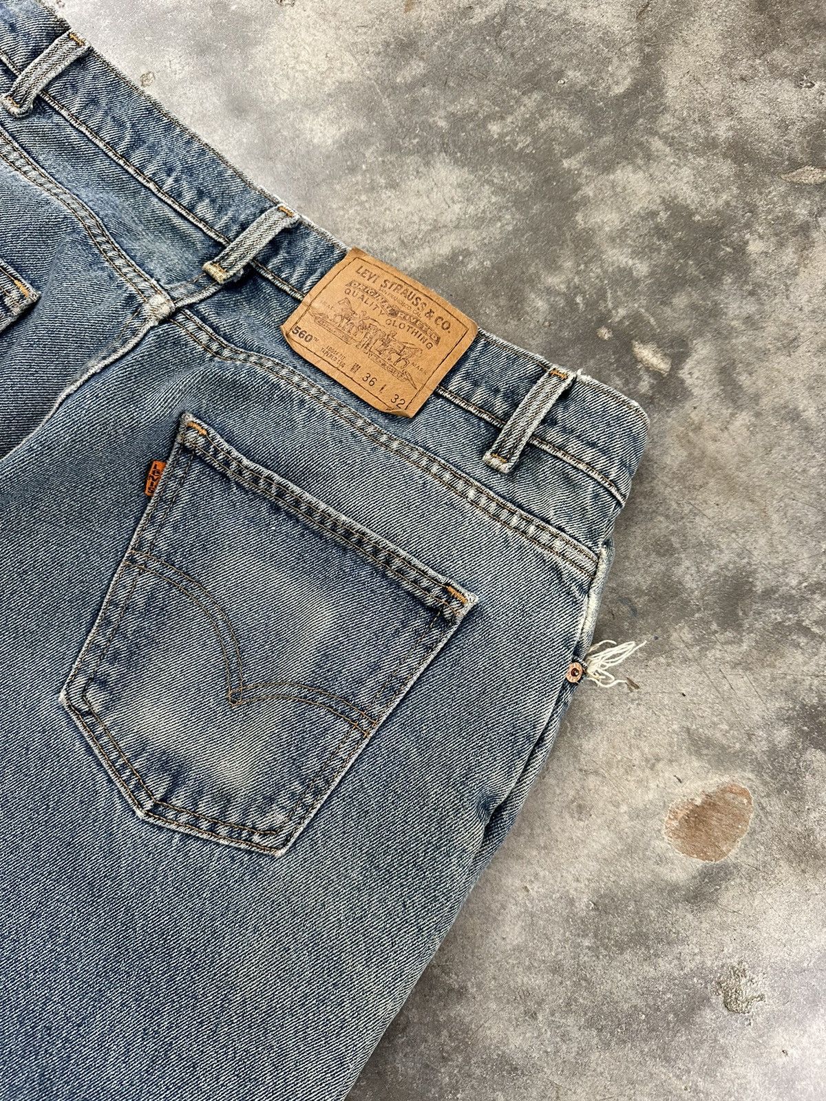 Levi's DOGMA Kentucky Boy Tyler Orange Tab Levis 36 x 32 Size US 36 / EU 52 - 6 Thumbnail