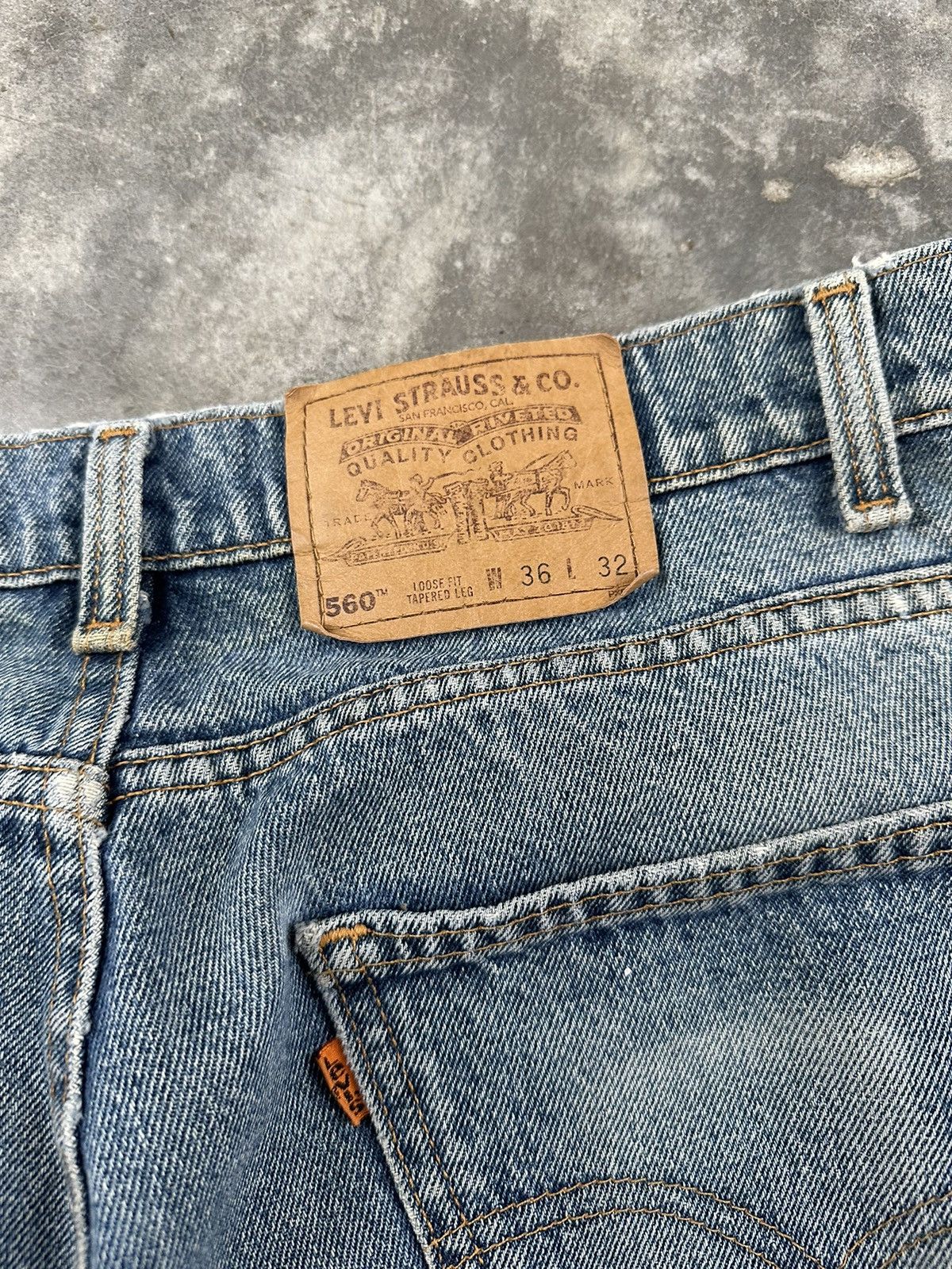 Levi's DOGMA Kentucky Boy Tyler Orange Tab Levis 36 x 32 Size US 36 / EU 52 - 7 Thumbnail