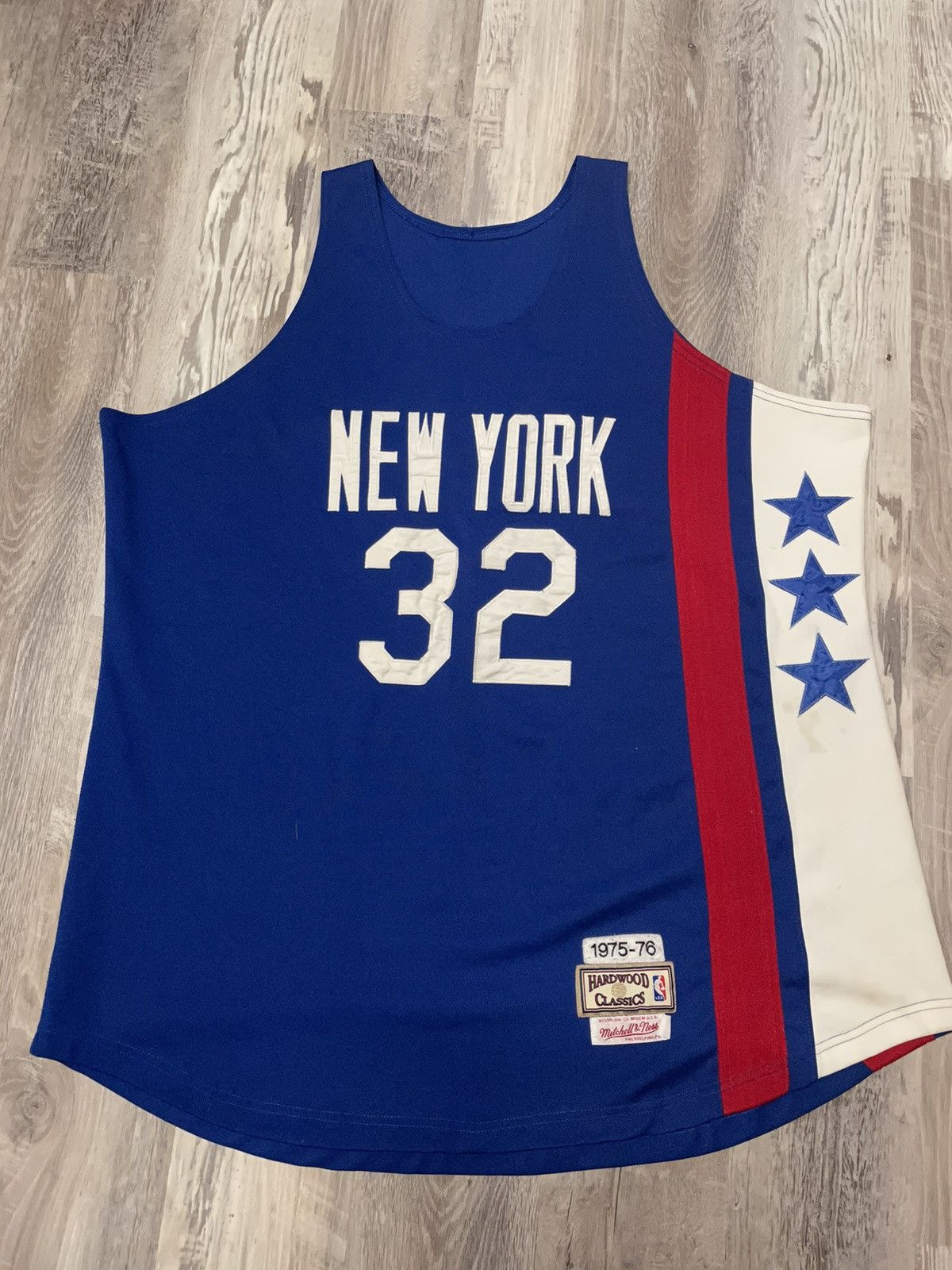 Mitchell & Ness × Vintage Vintage New York Nets Jersey Size US XL / EU 56 / 4 - 1 Thumbnail