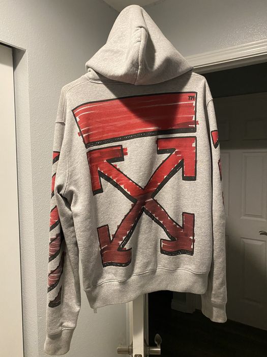 Off white cheap marker hoodie