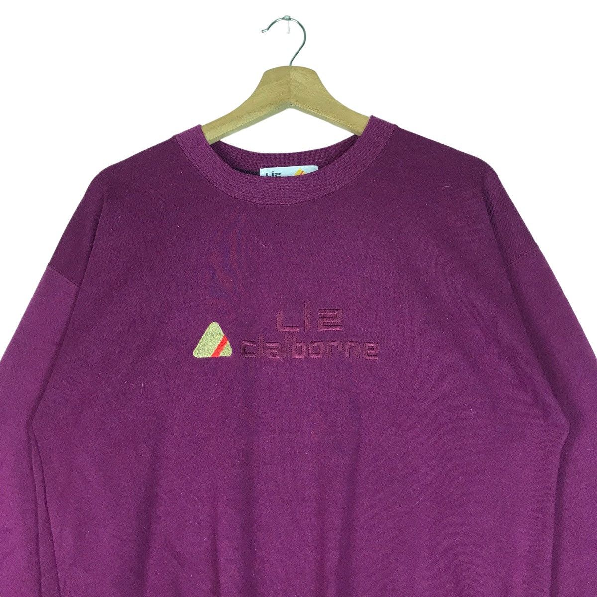 Vintage Liz Claiborne Spell Out Pullover Jumper Sweatshirt