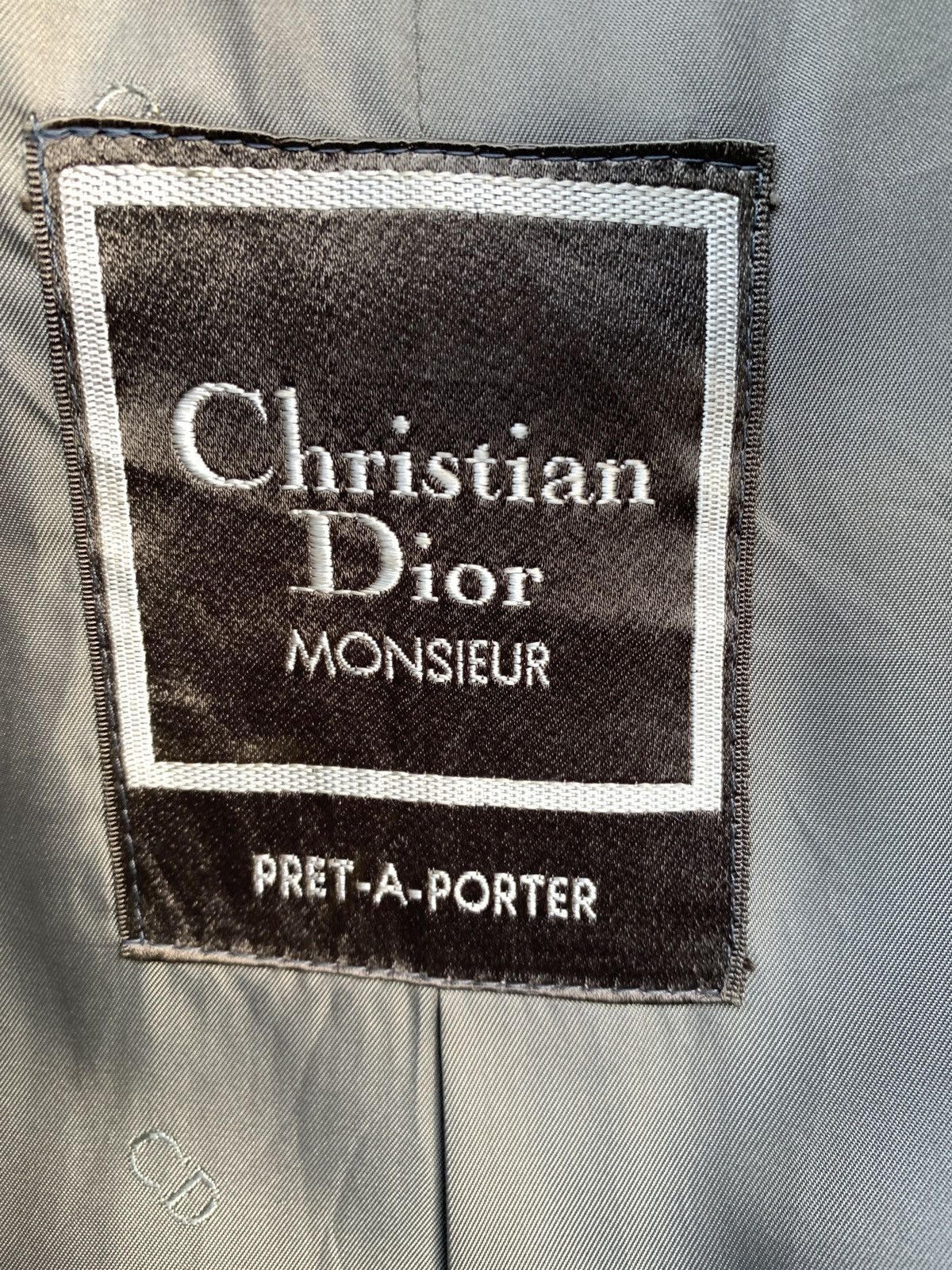 Christian Dior Monsieur × Vintage ❌Need Gone❌Vtg Christian Dior Monsieur Long Coat Jacket Size US M / EU 48-50 / 2 - 5 Thumbnail