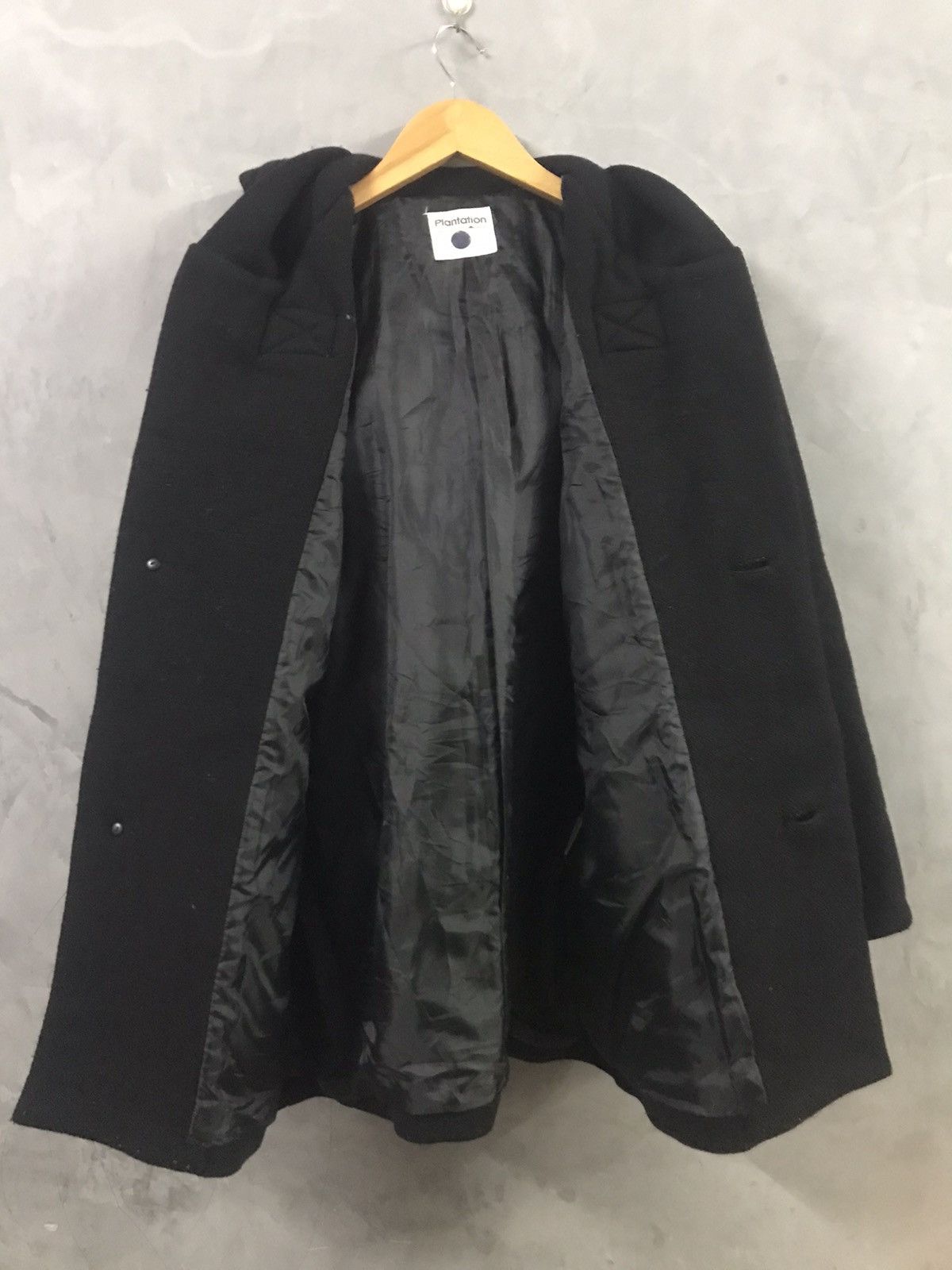 Issey Miyake “ PLANTATION “ - Wool Navy Chore Hoodie Jacket Size US M / EU 48-50 / 2 - 3 Thumbnail