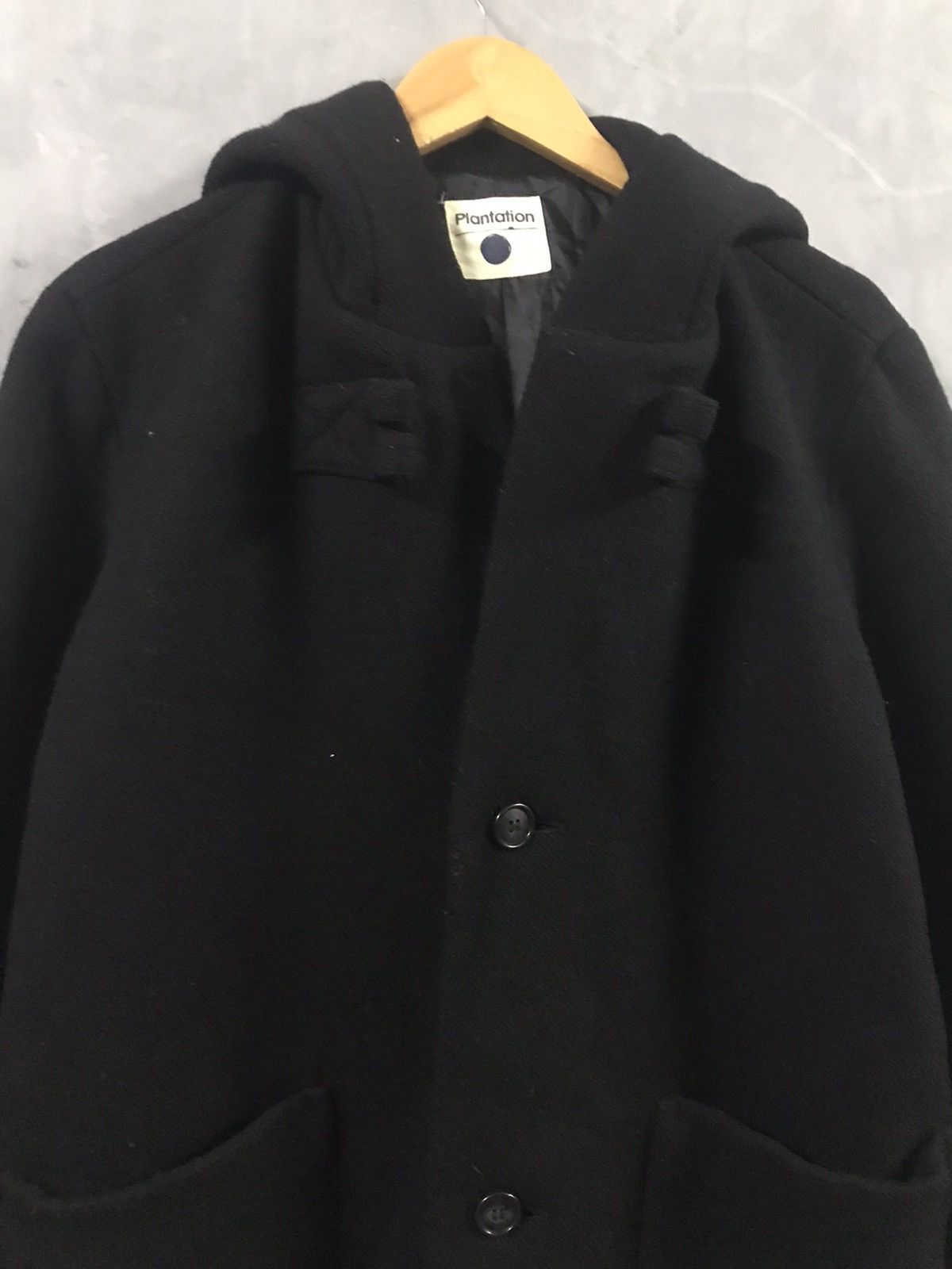 Issey Miyake “ PLANTATION “ - Wool Navy Chore Hoodie Jacket Size US M / EU 48-50 / 2 - 2 Thumbnail